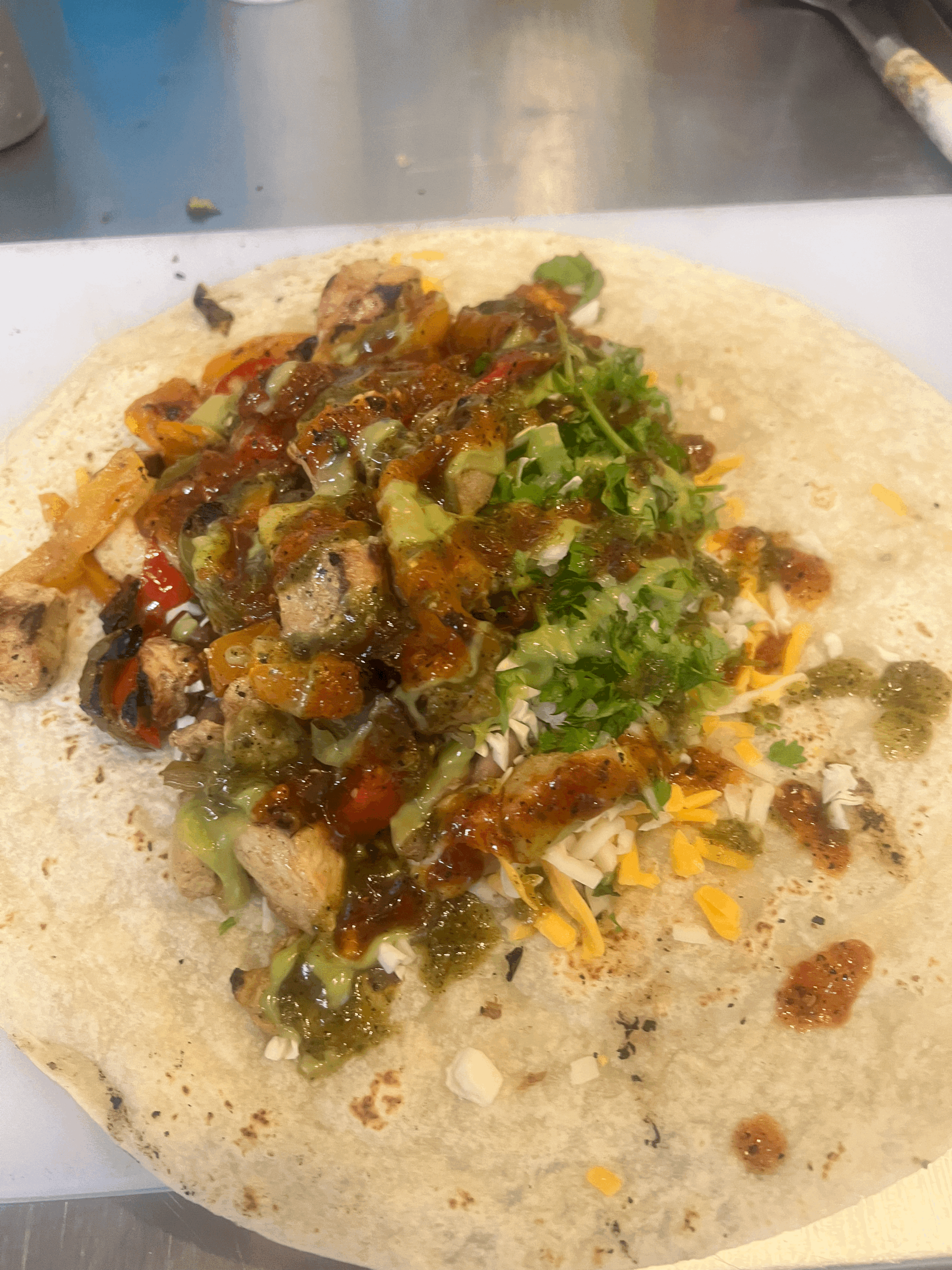 Chicken Fajita Burrito