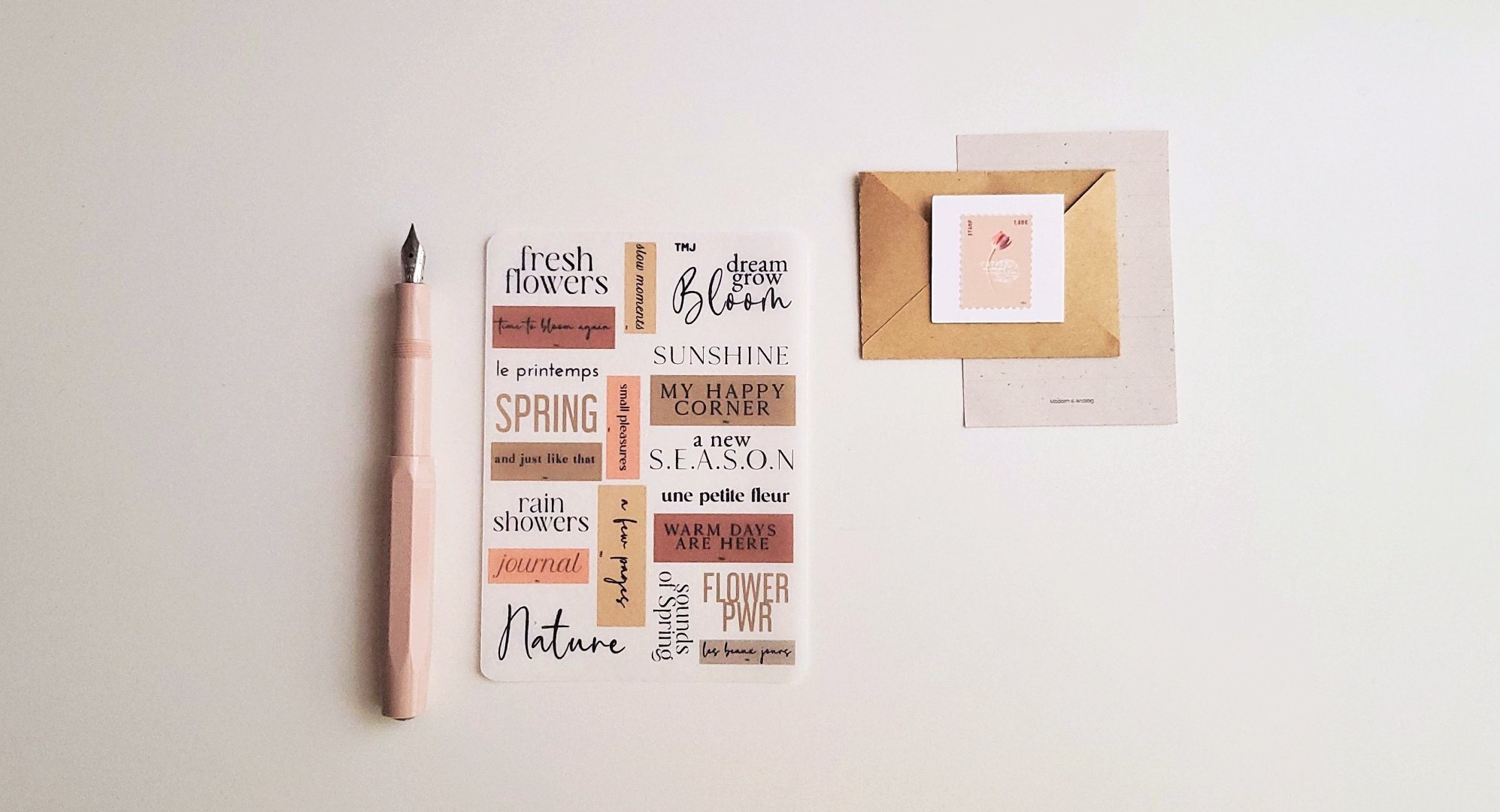 Words of Spring Sticker Sheet