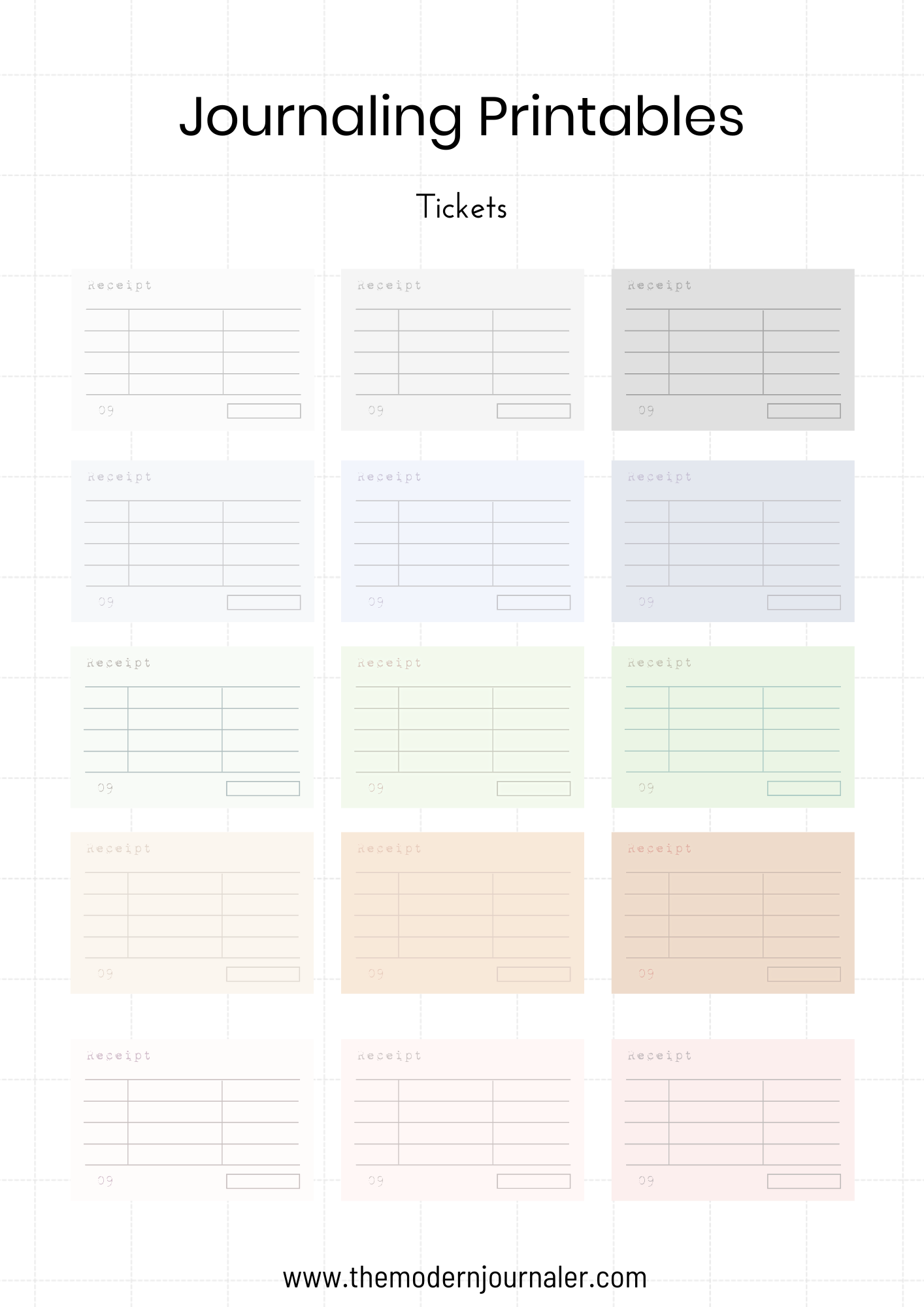 FREEBIES — The Modern Journaler