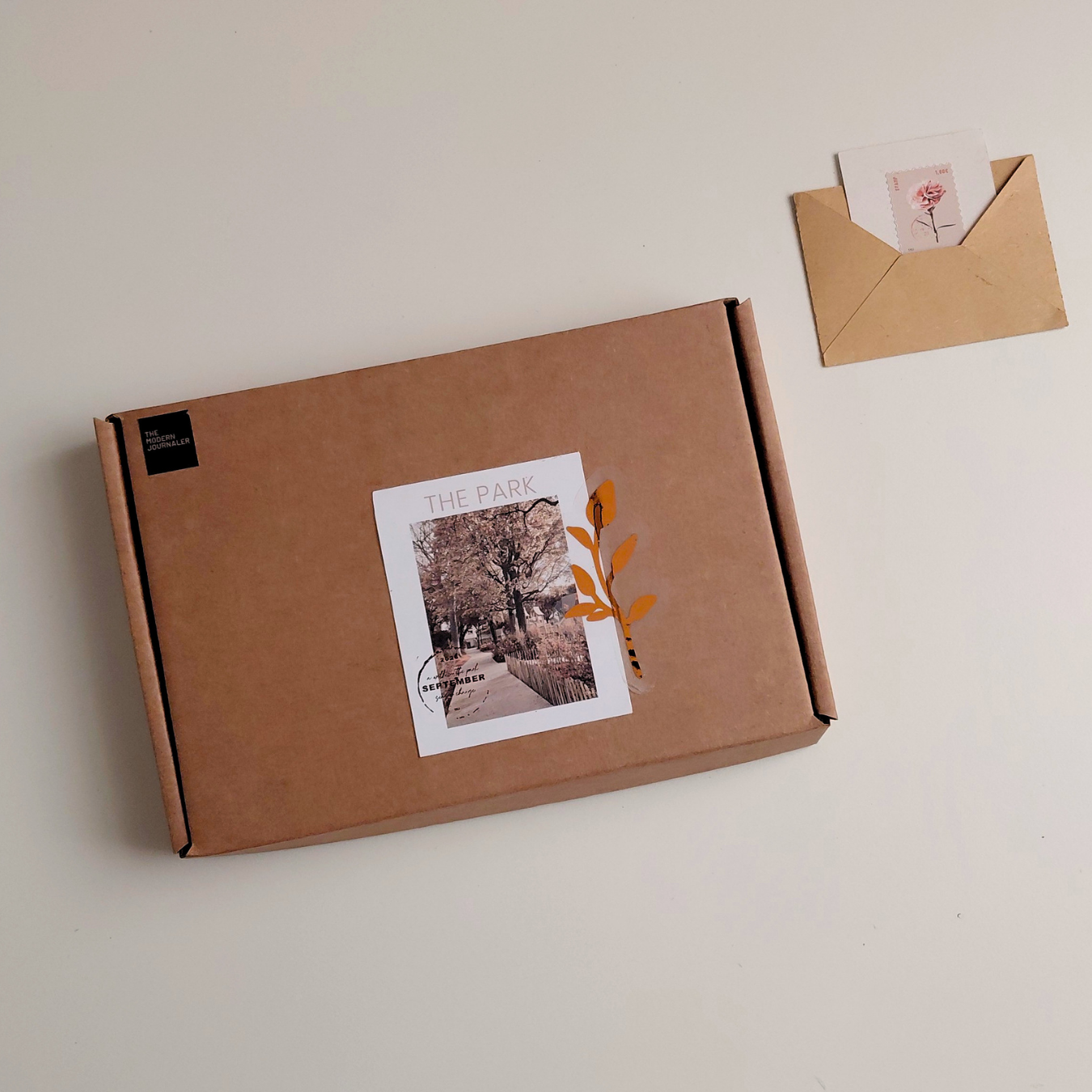 A Walk in Park Stationery Box