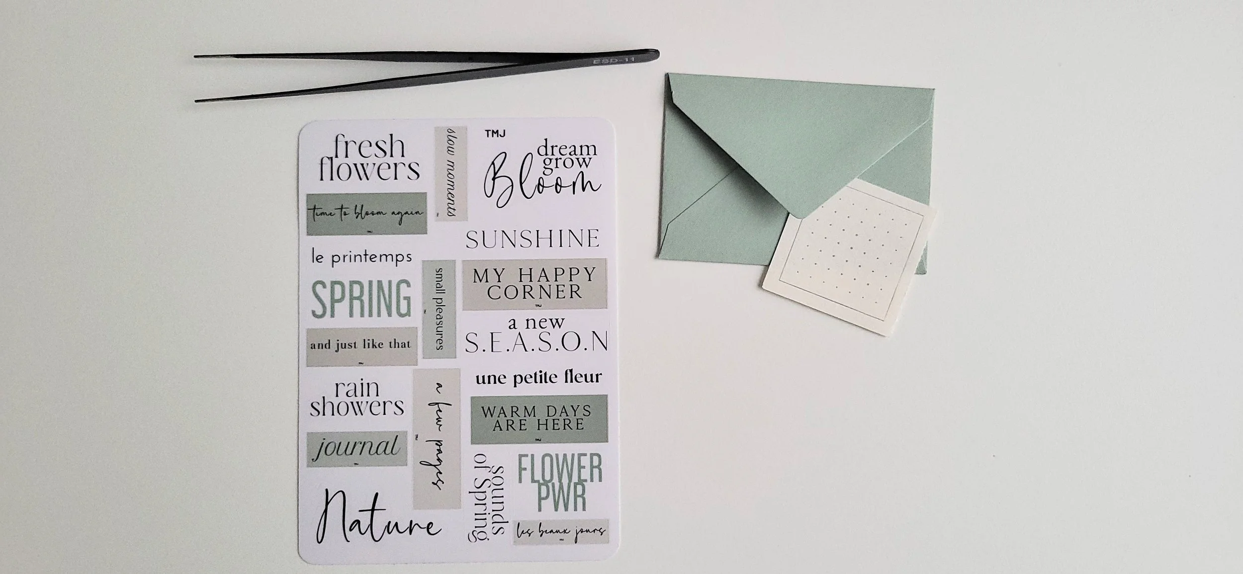 Words of Spring Sticker Sheet