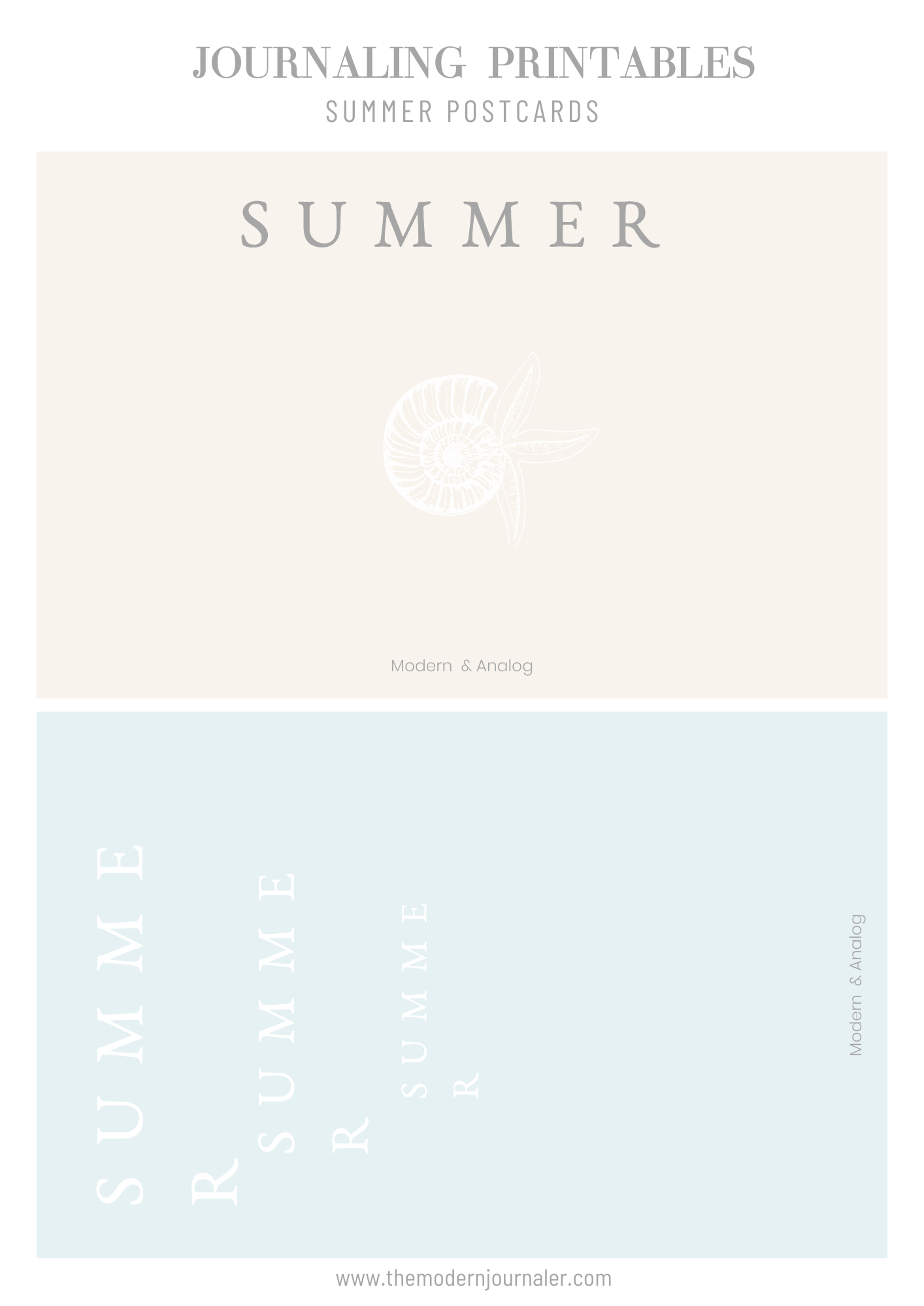 FREEBIES — The Modern Journaler