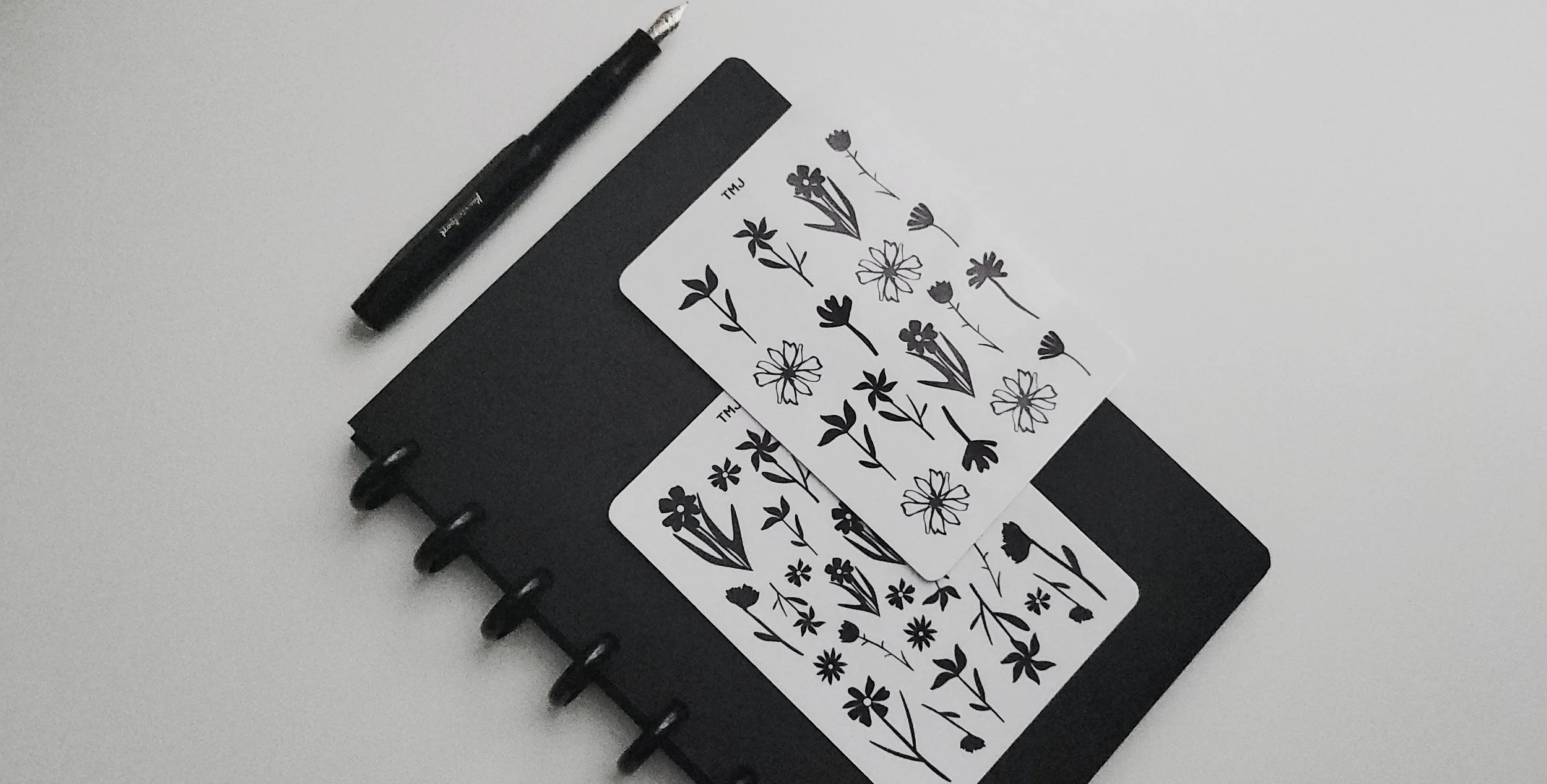 Modern Flowers Sticker Bundle