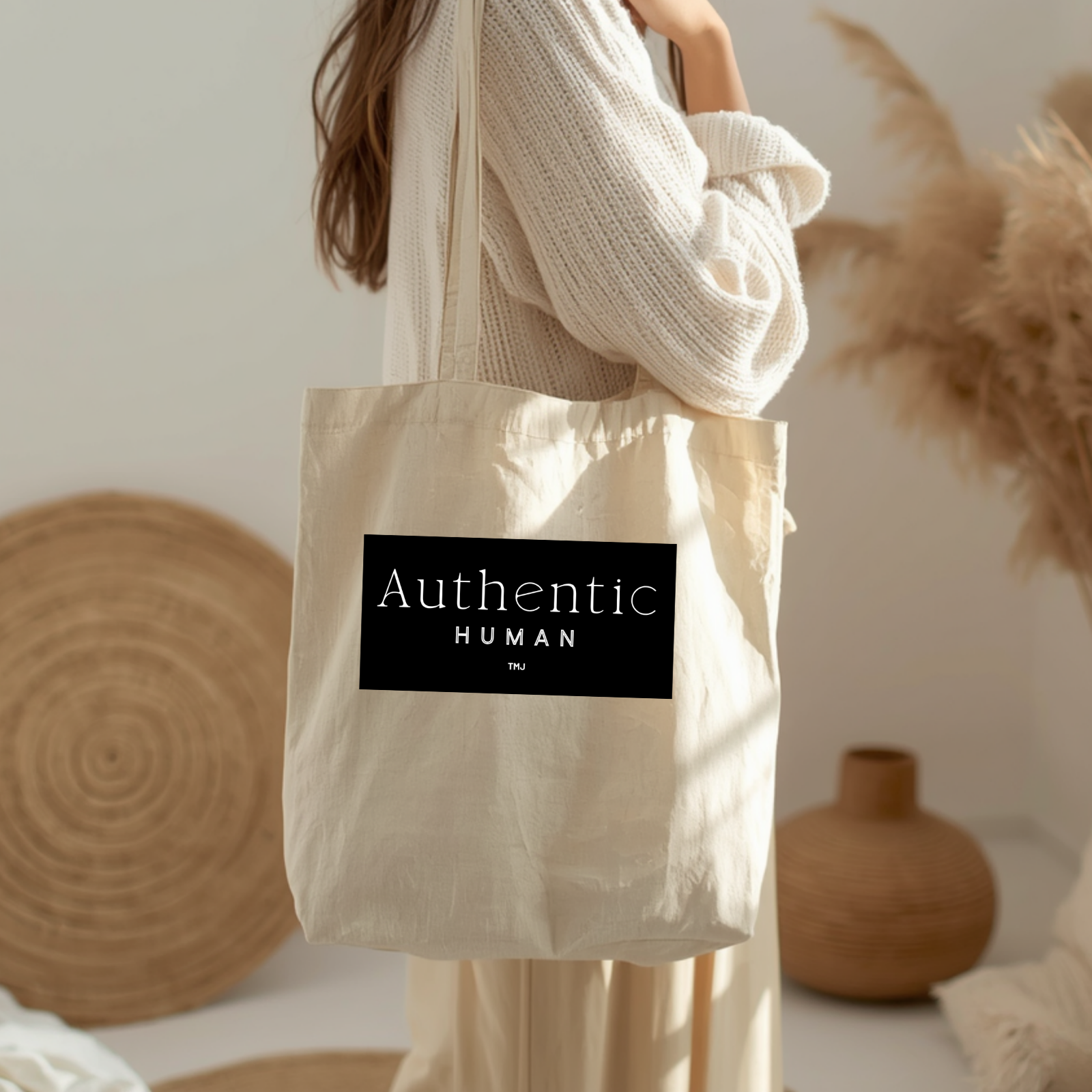 Tote Bag: Authentic Human