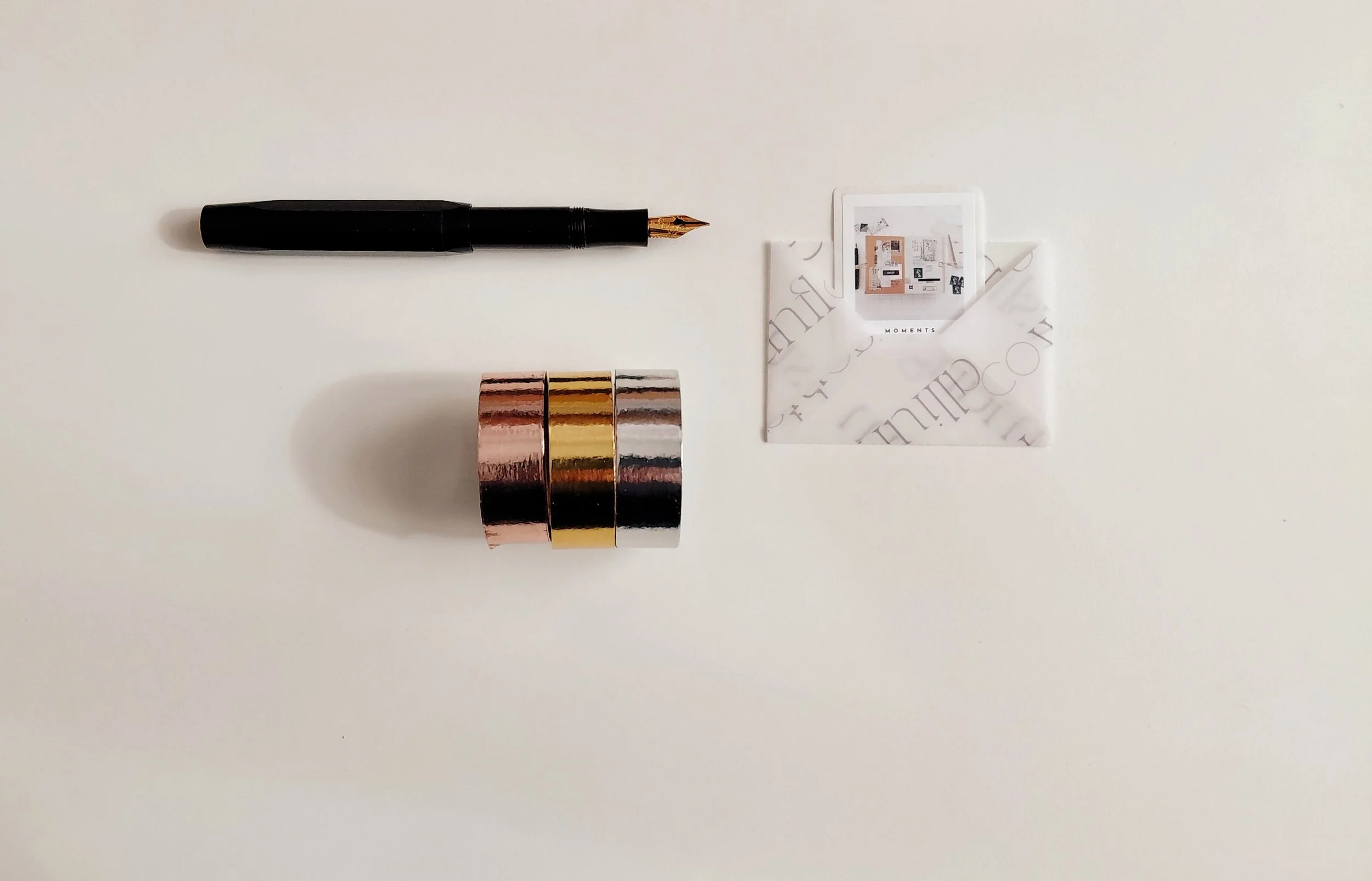 Metallic washi tapes