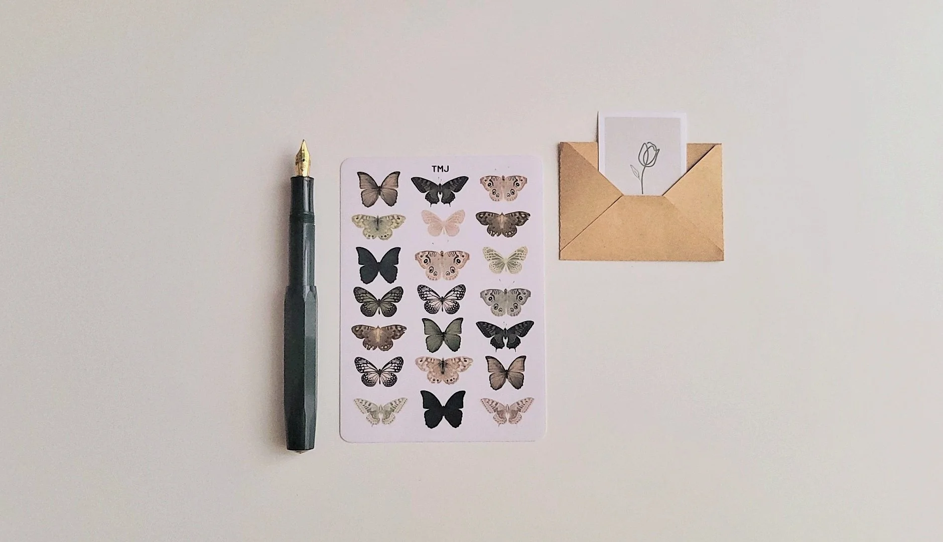 Butterfly Stickers (+colors)