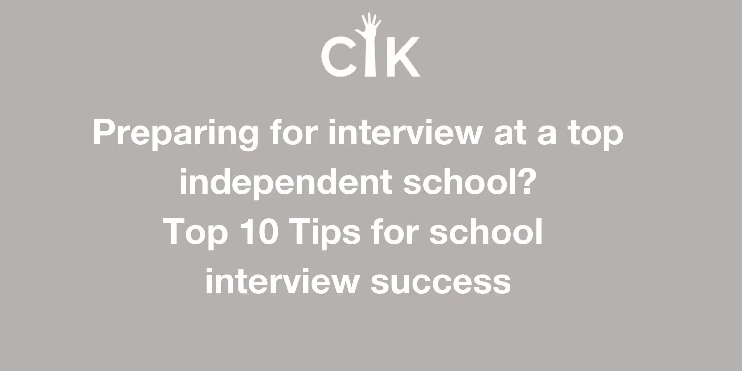 10 top tips for school interviews