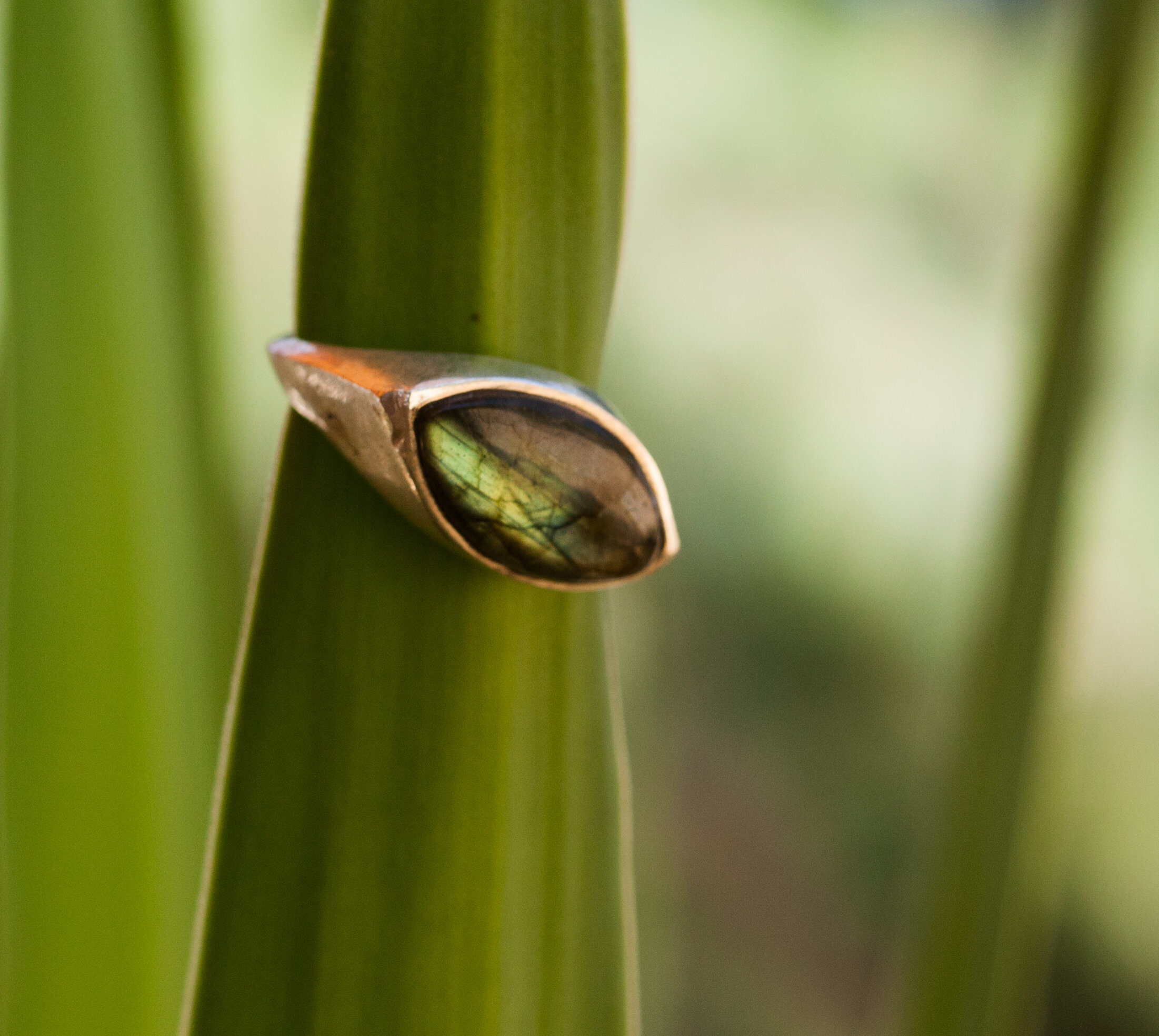 Labradorite Stone Ring