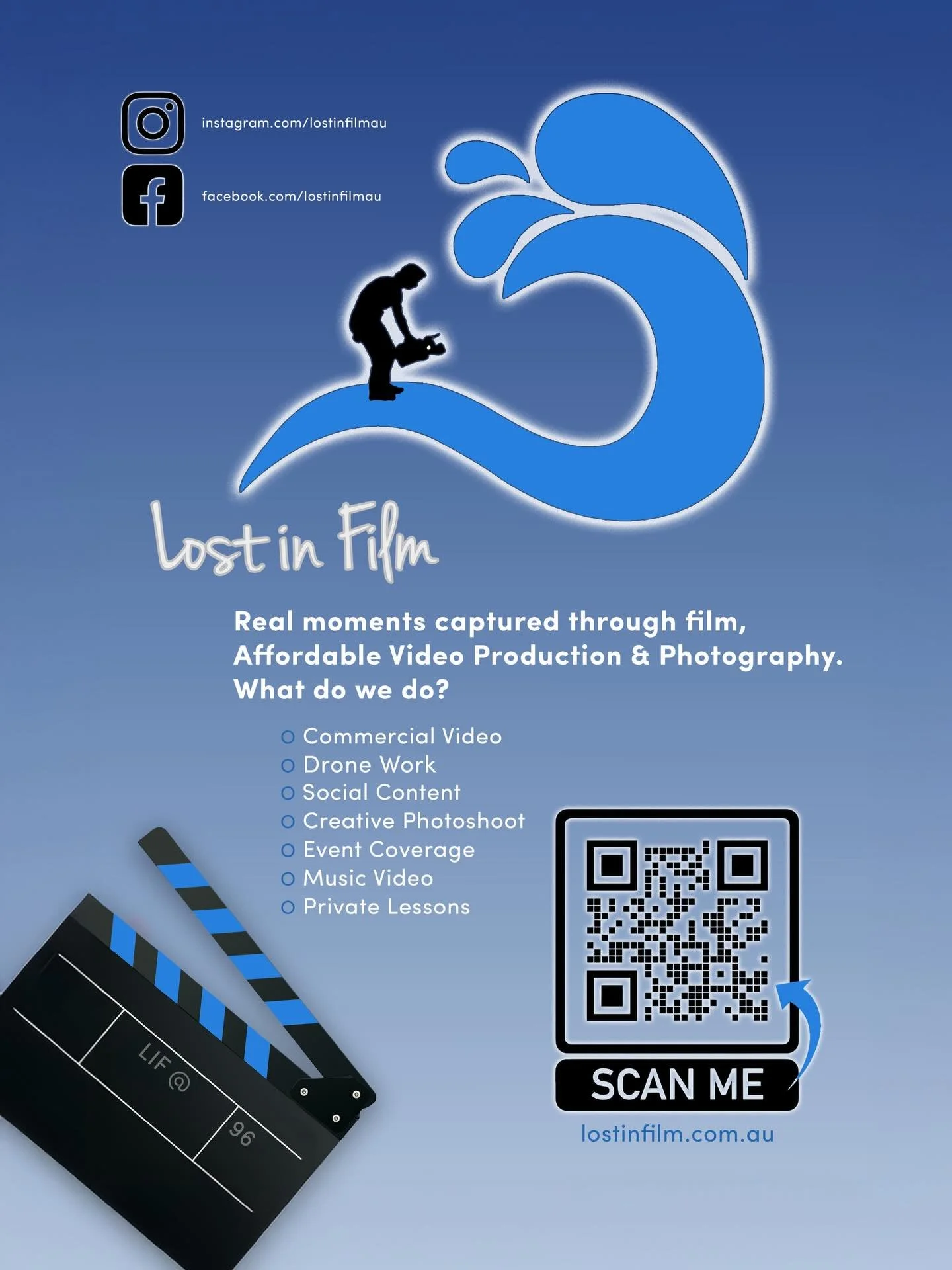 What do we offer? Check out our latest poster here for further info! 🎞️