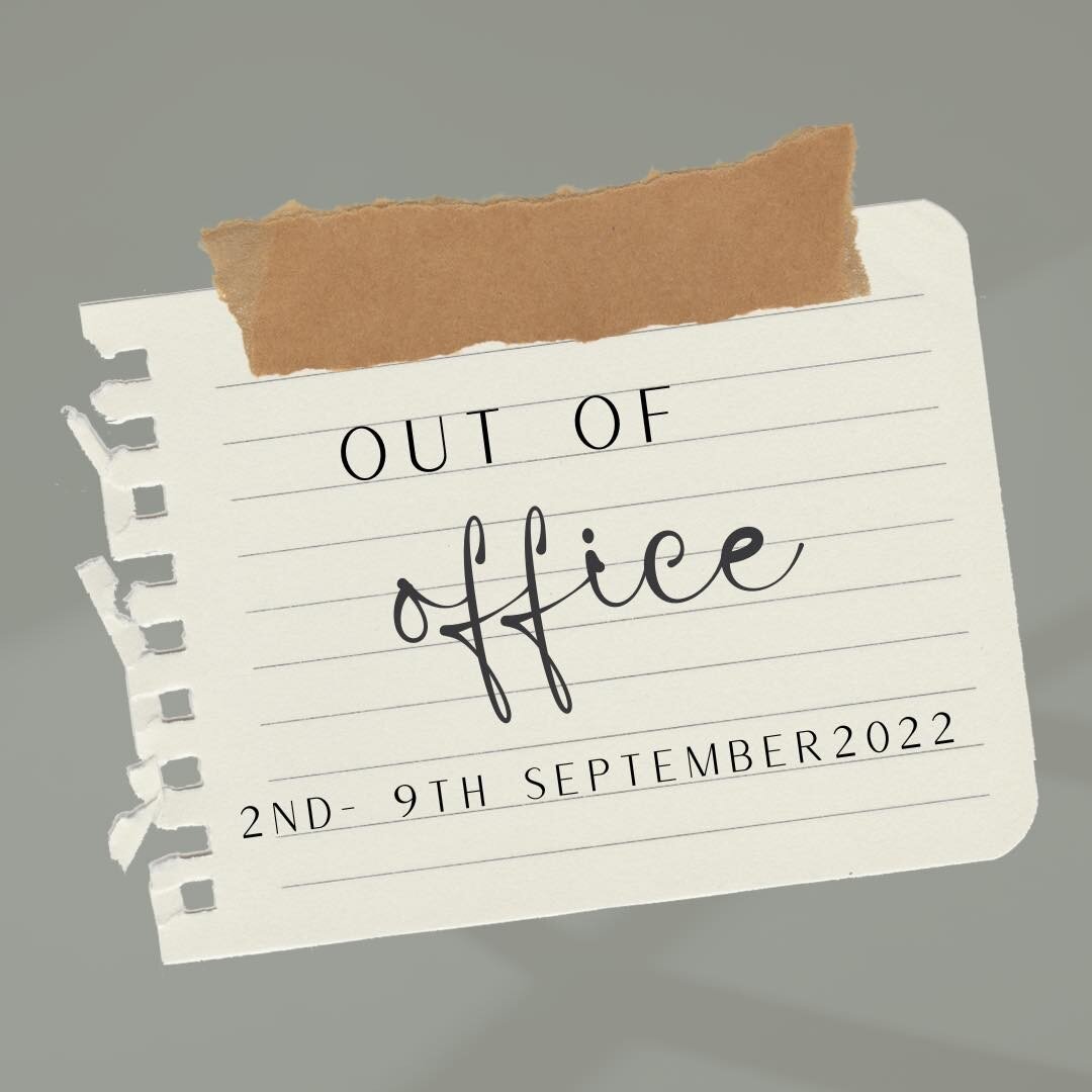 Out of office 2-9th September ❤️

We are taking a last minute family holiday 🥰

Although I am out the office this week with Christmas minis going live last night and something else being released Sunday evening at 8pm I will still be checking my mes