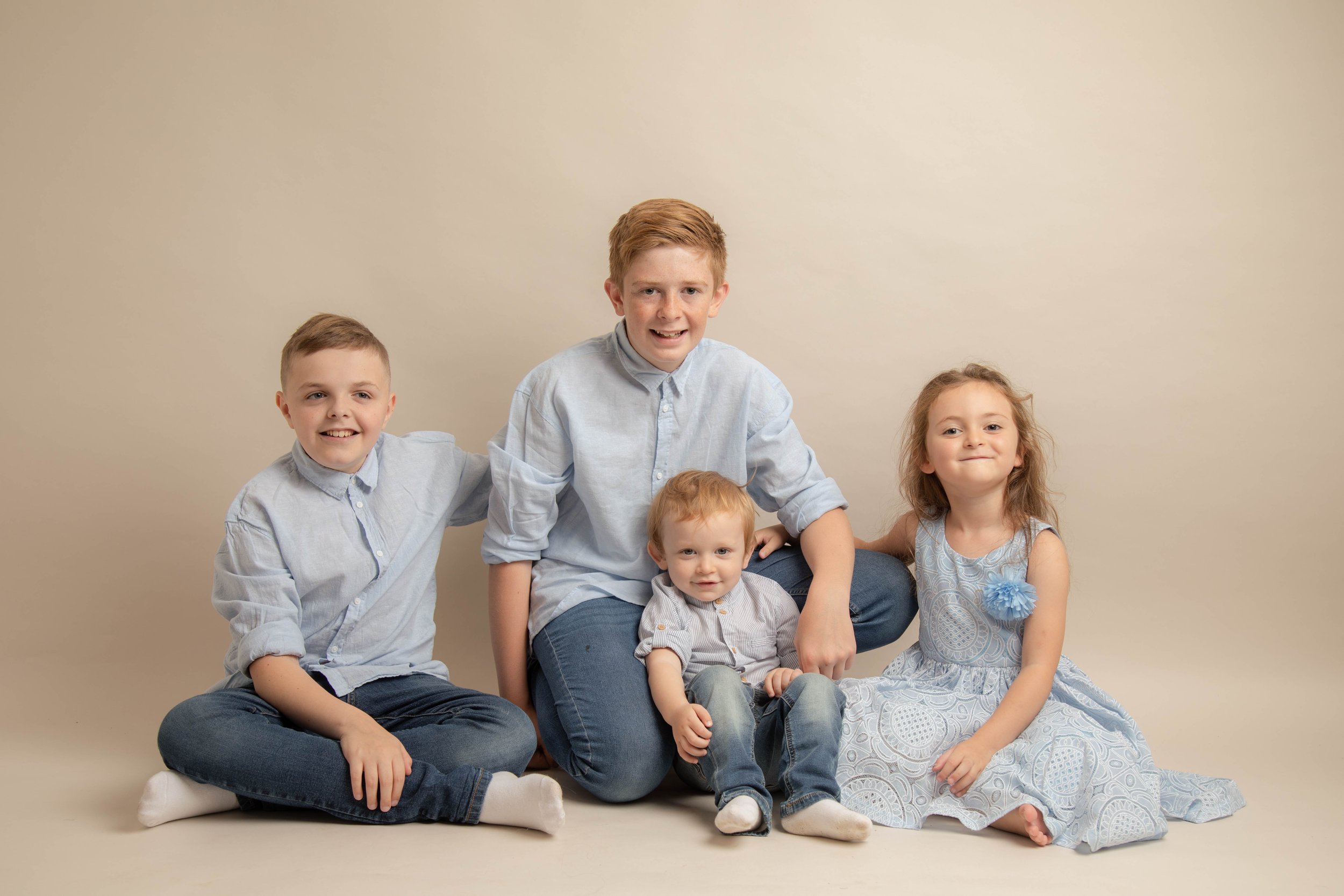 sibling portrait biggleswade studio