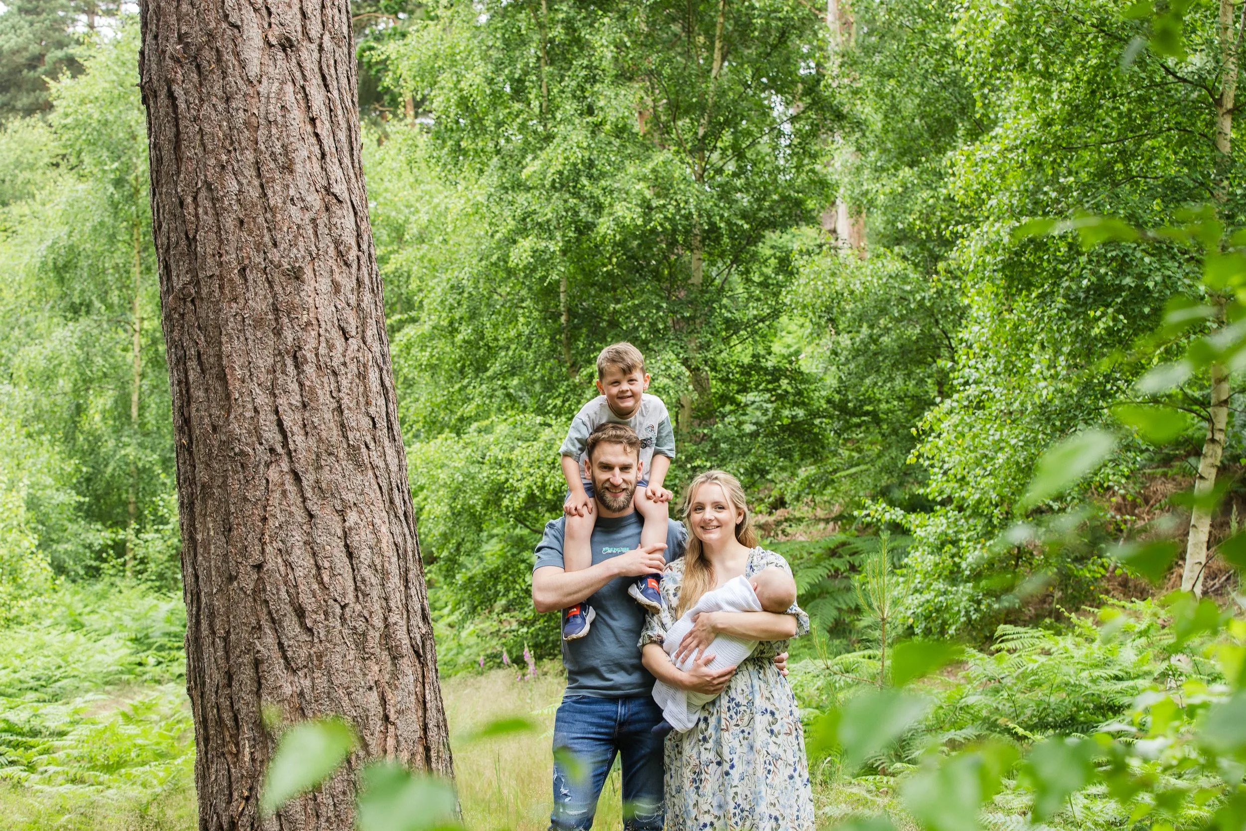 family photoshoot RSPB sandy