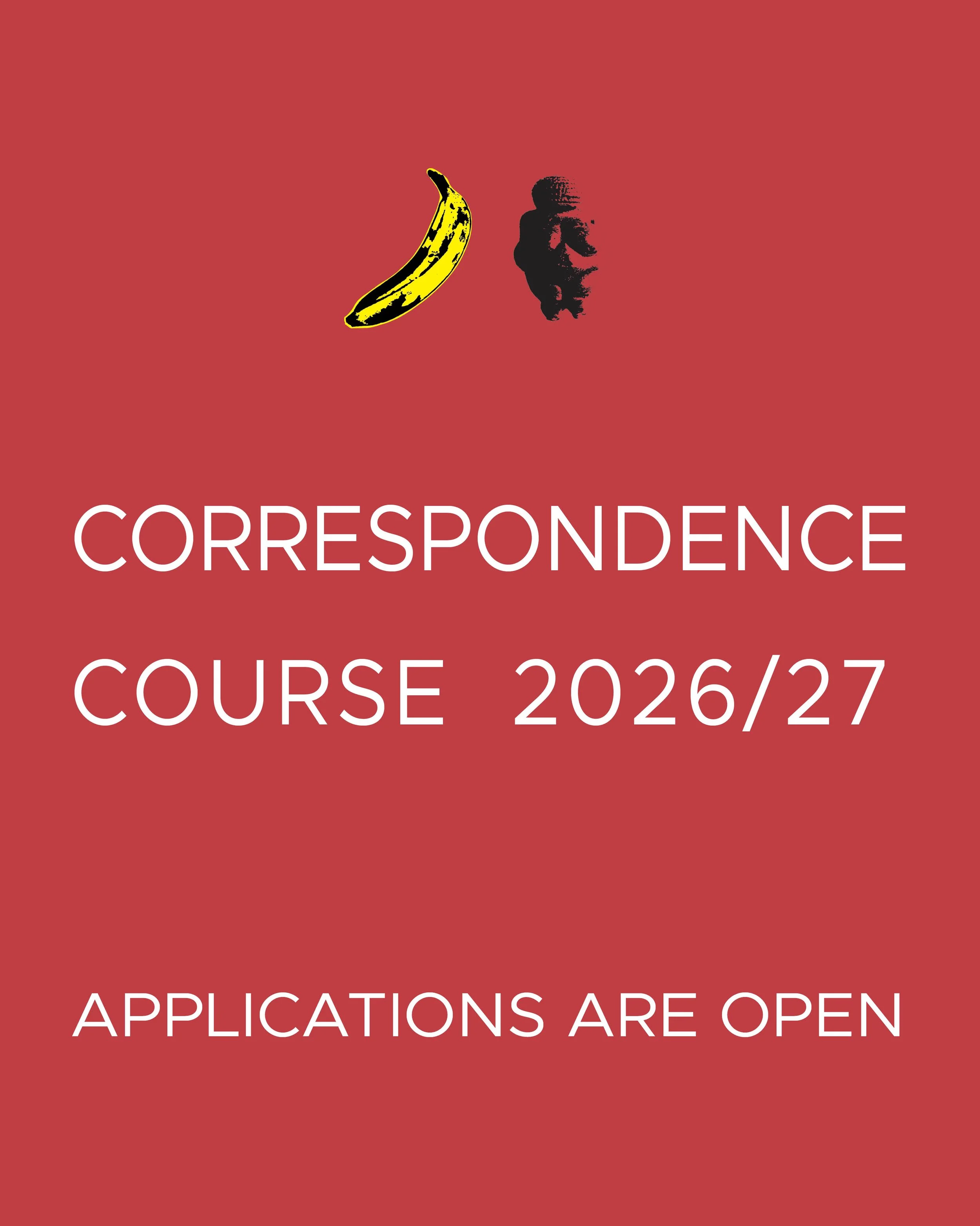 Correspondence Course Applications 26/27 Are Open