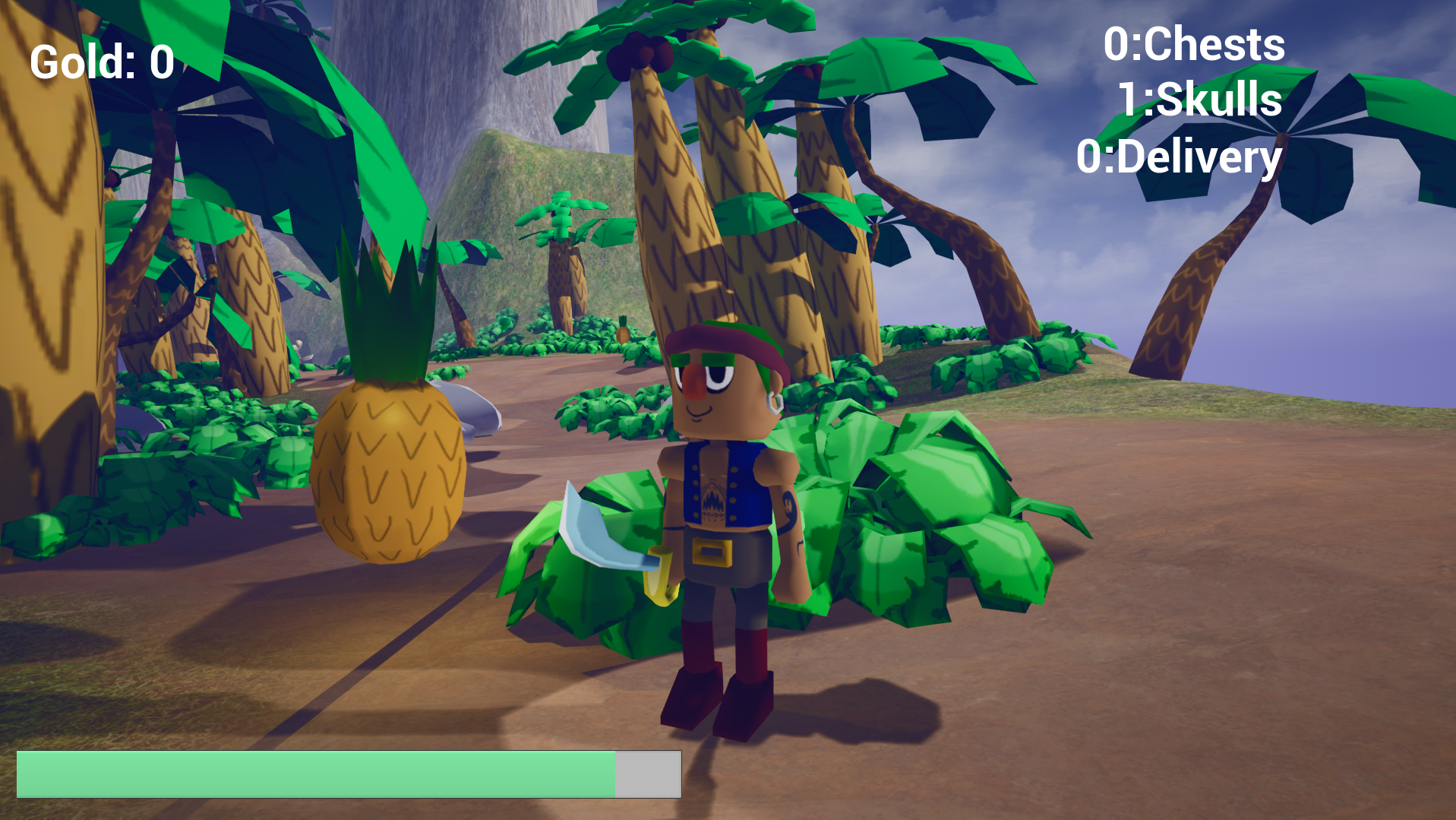 Finding a pineapple
