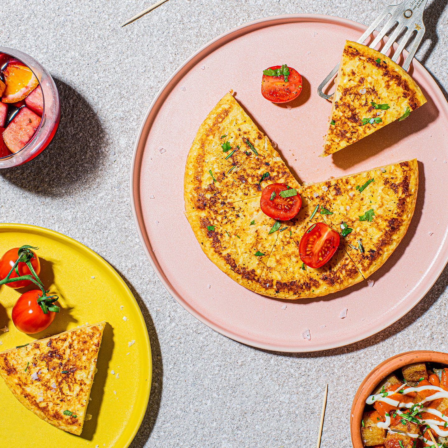 Omelette slice