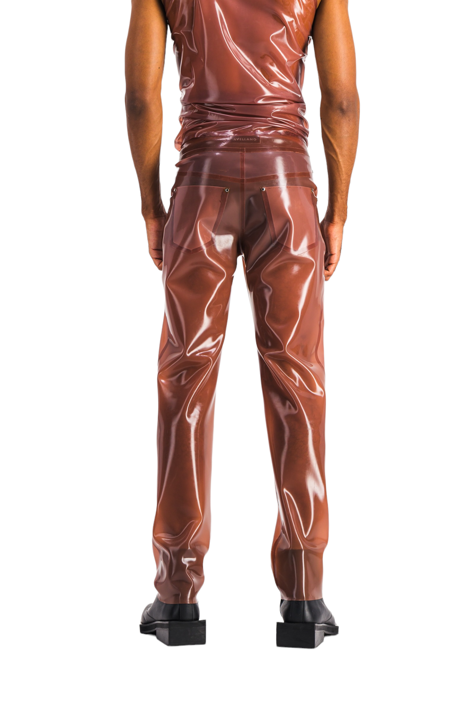 Latex Men's Leggings With Zipper buy Online | Store Rubber Loft