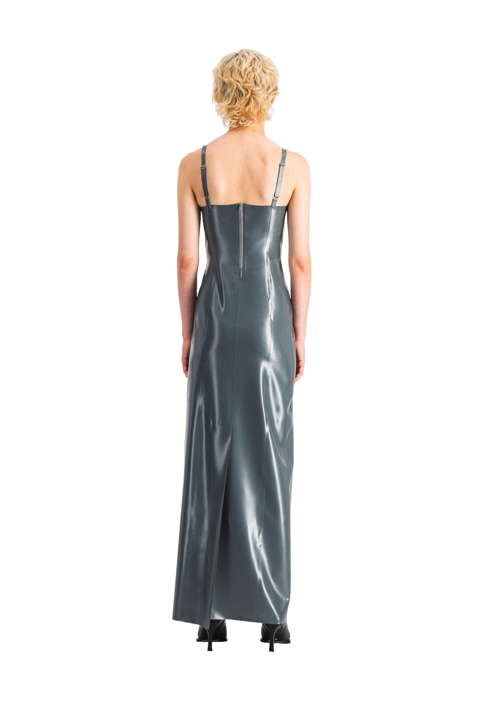 LATEX BACKLESS DRESS — AVELLANO | Official website