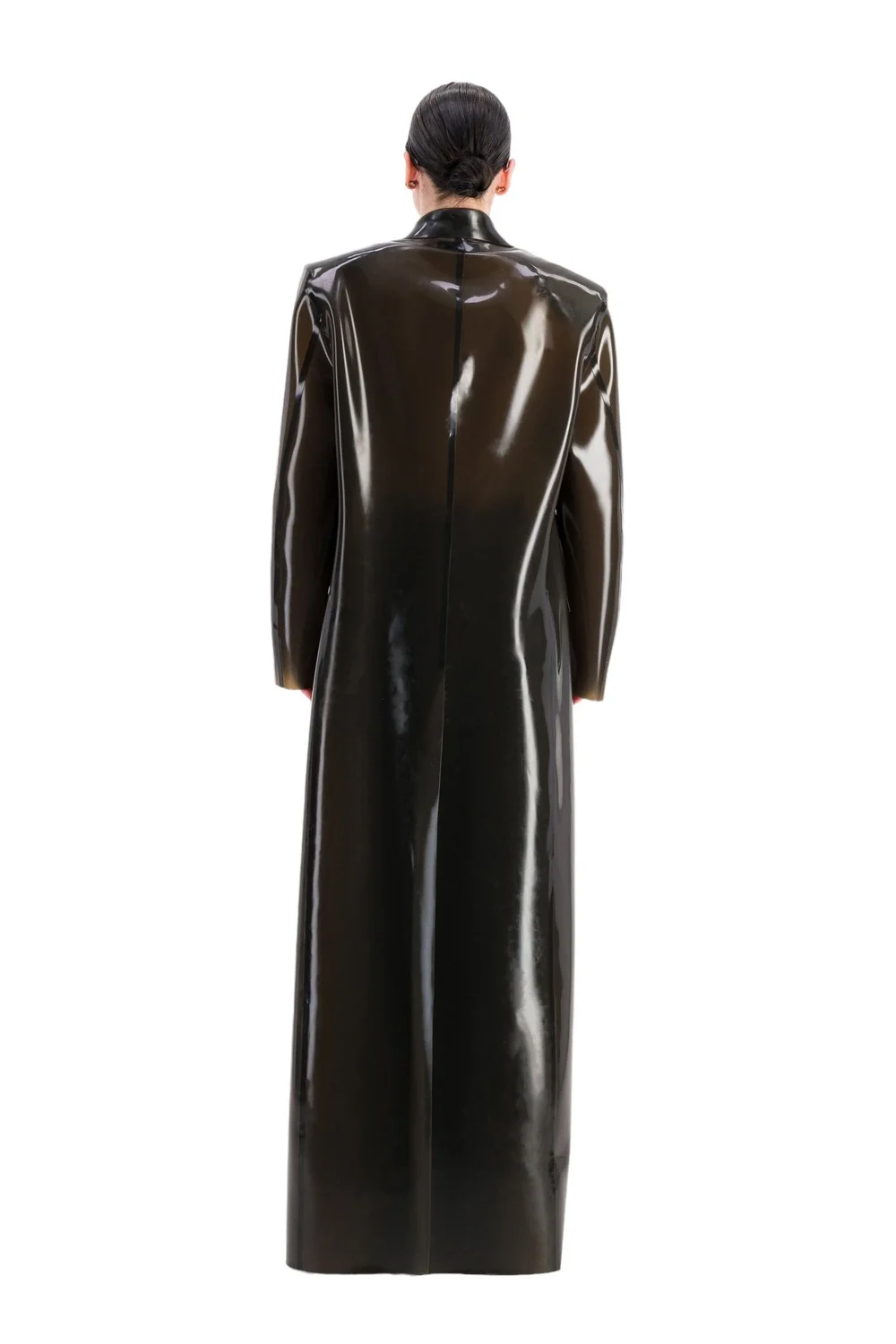 Mens Latex Trench Coat TRENCH COAT Weathervain