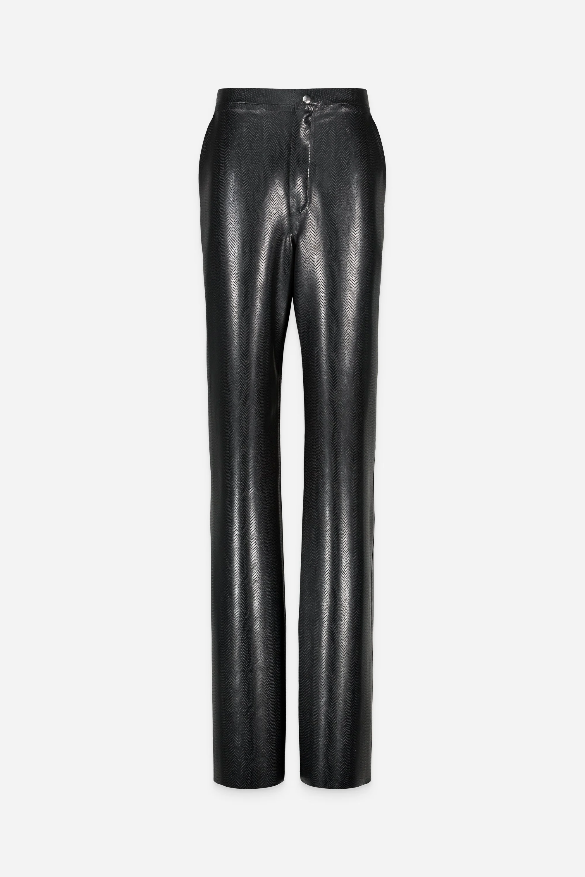 STRAIGHT PANTS BLACK SNAKE