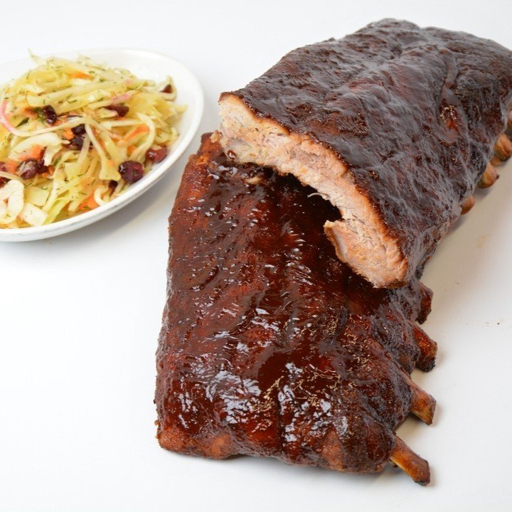 Planning your Memorial Day weekend? Try our catering menu to feed a crowd. Our slow cooked, fall off the bone tender babyback ribs are glazed with our house BBQ sauce and comes with our southern slaw.

See the whole menu on our website &amp; order on