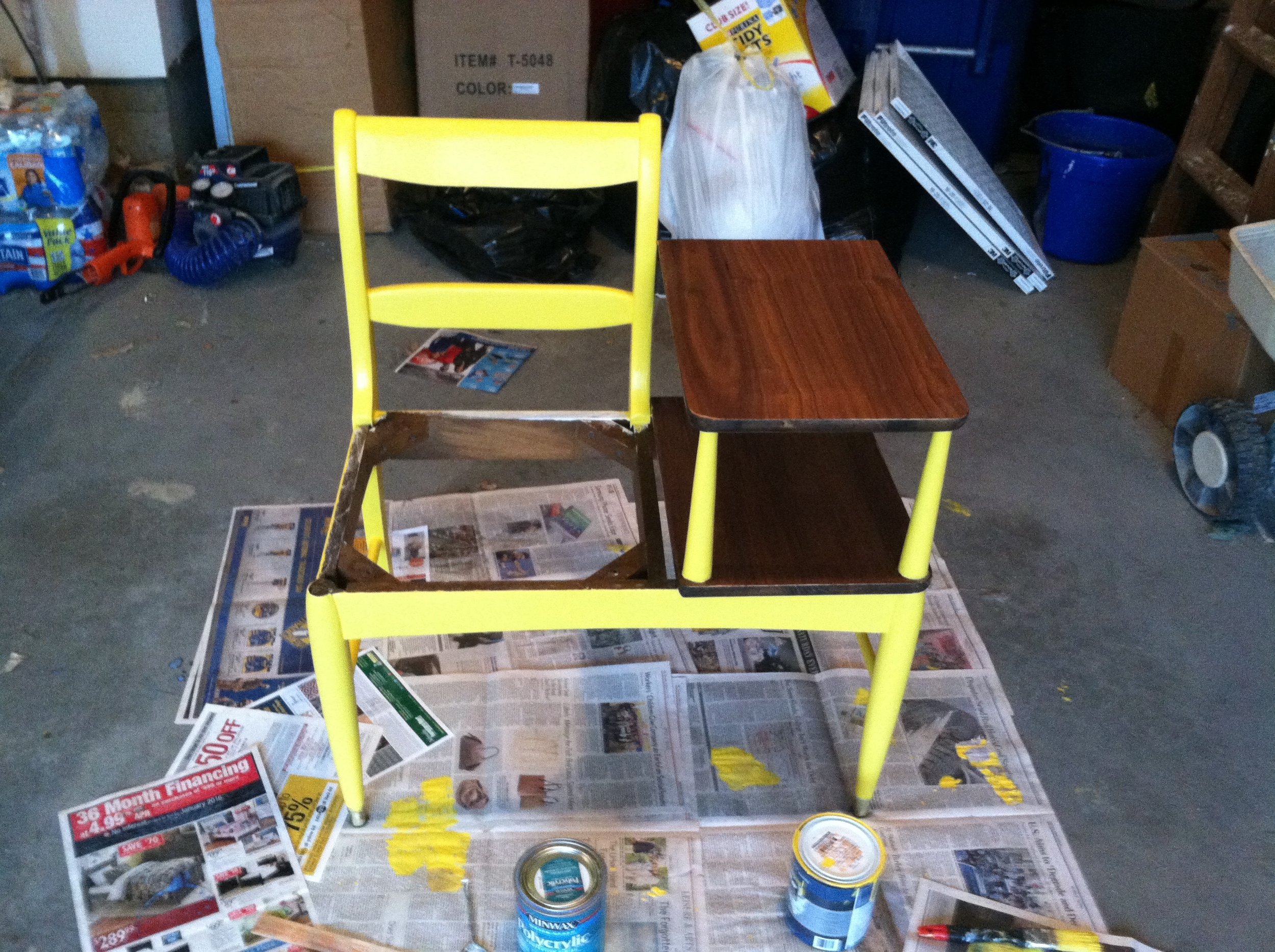 Telephone Chair Painted