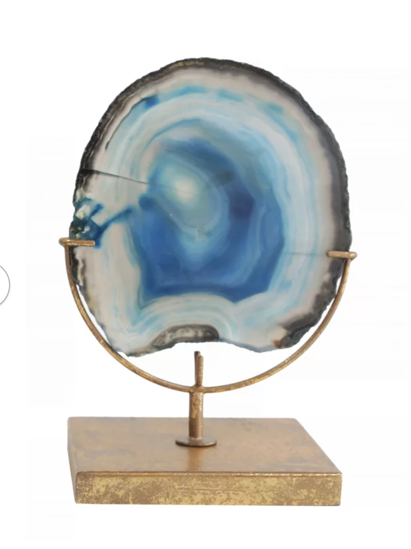 Decorative Agate on Stand