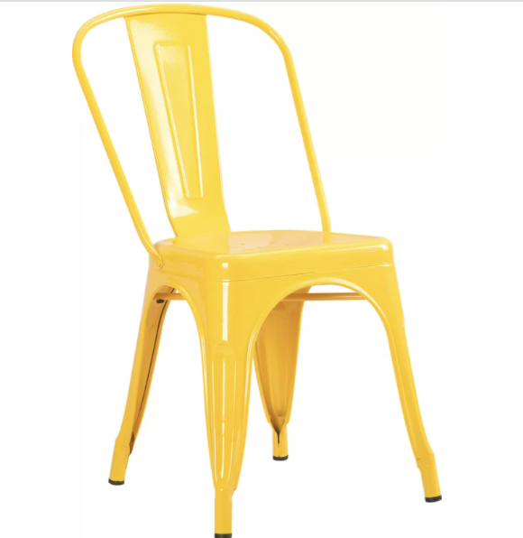 Yellow Metal Chair