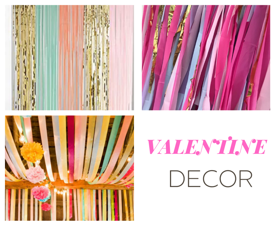 Decorating a Living Room for Valentine's Day with Streamers — Redesigned  Classics