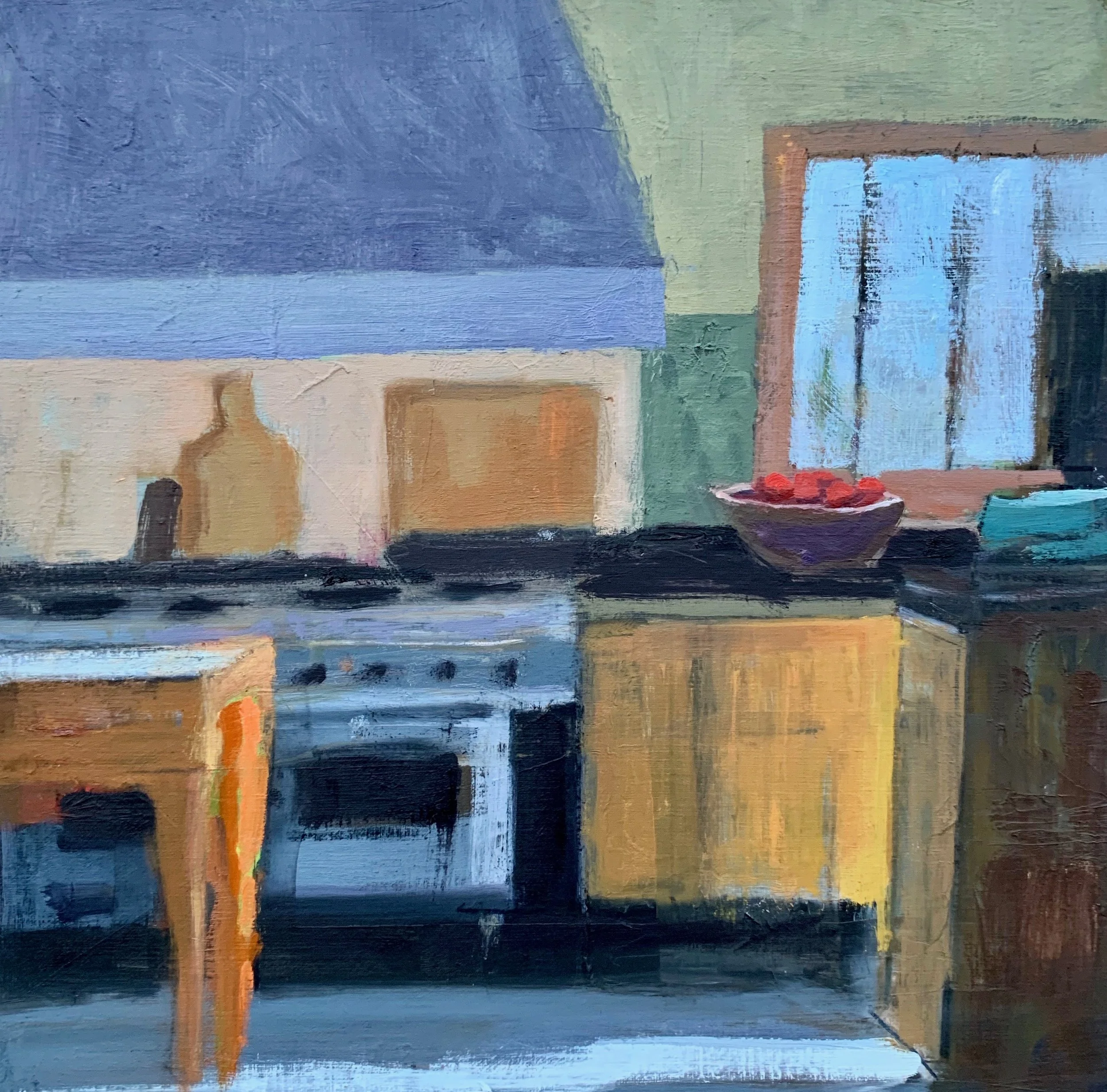 Donna’s Kitchen 12 x12 oil
