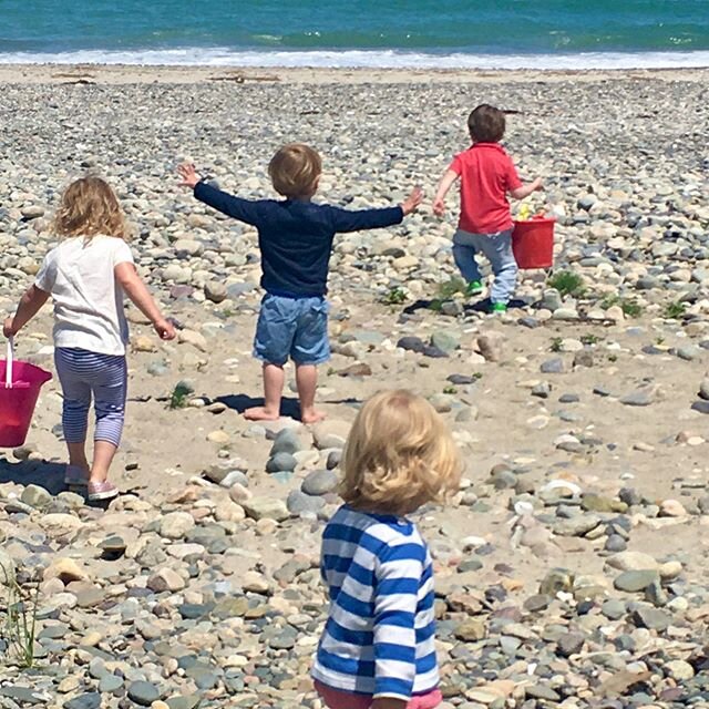 This is what I live for! #fourunderfour#lovingthebeach#summerishere#crazyfun#grandkidsgalore