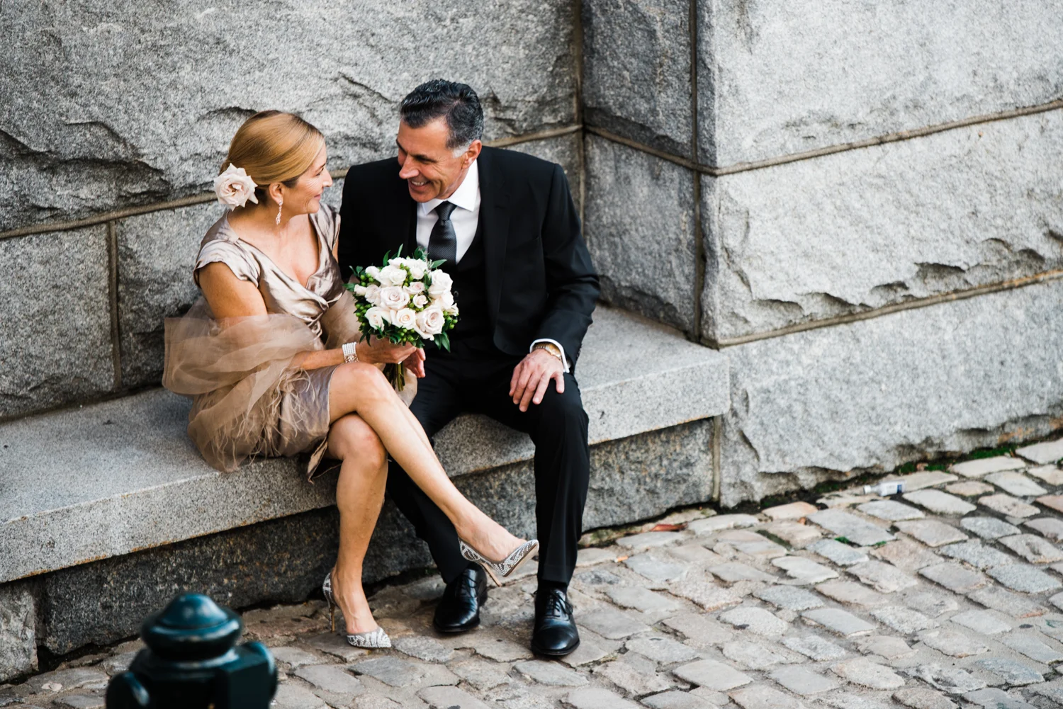 Ephemera Designs Providence, Rhode Island Cafe Nuovo Alternative Wedding Photographer Bride & Groom