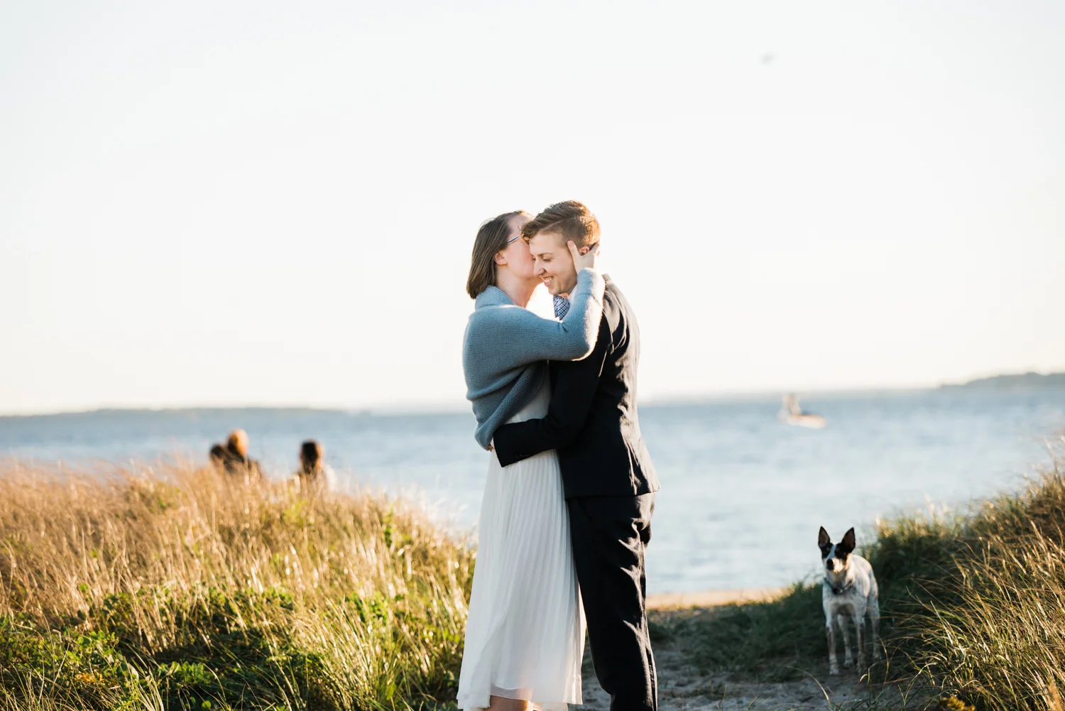 20 - RI Beach Queer Engagement Shoot Friends and Dogs (20 of 42).jpg