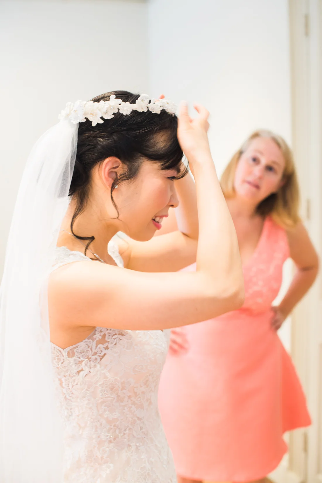 Ephemera Designs Rhode Island Authentic Wedding Photography Bride with Veil