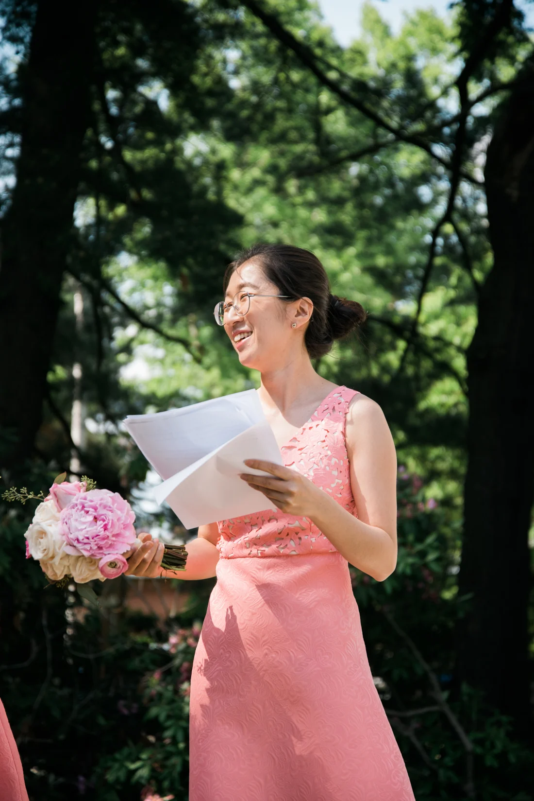 Ephemera Designs Rhode Island Authentic Wedding Photography Bridesmaid with Speech