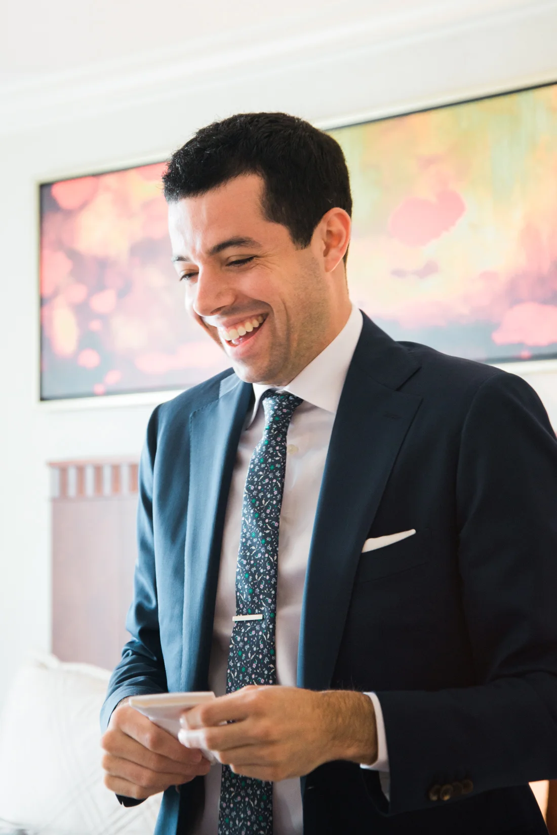Ephemera Designs Groom laughing