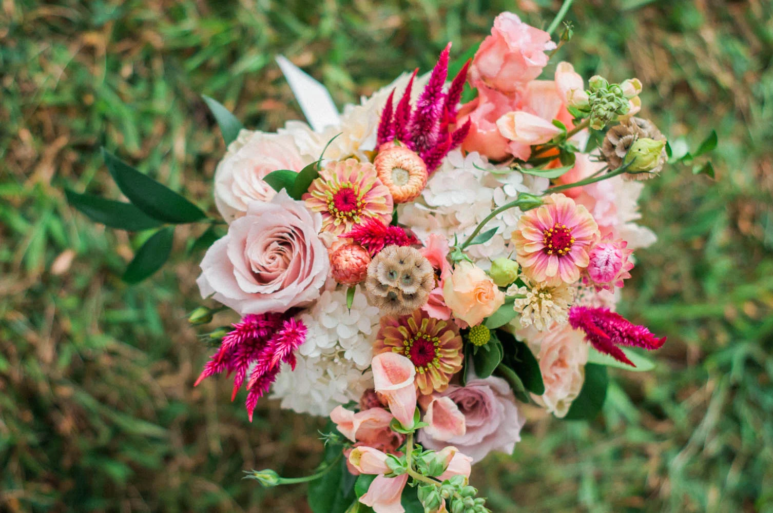 Ephemera Designs Blush & Bright Pink Bridal Bouquet