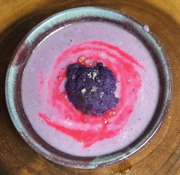 Purple Cauliflower Soup - Plant Based