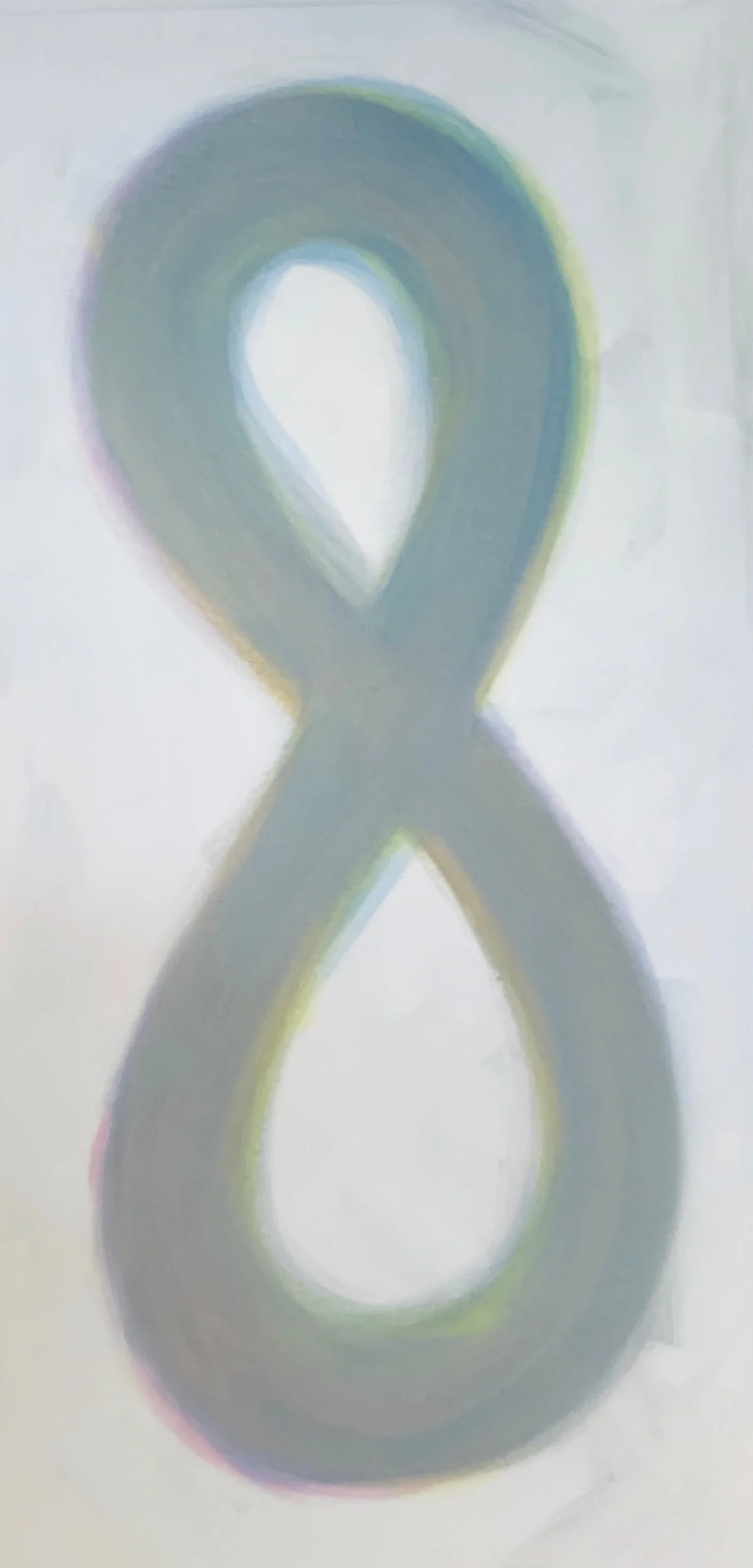 over 30 layers of glazes on this painting create depth and shifting appearances with the time of day