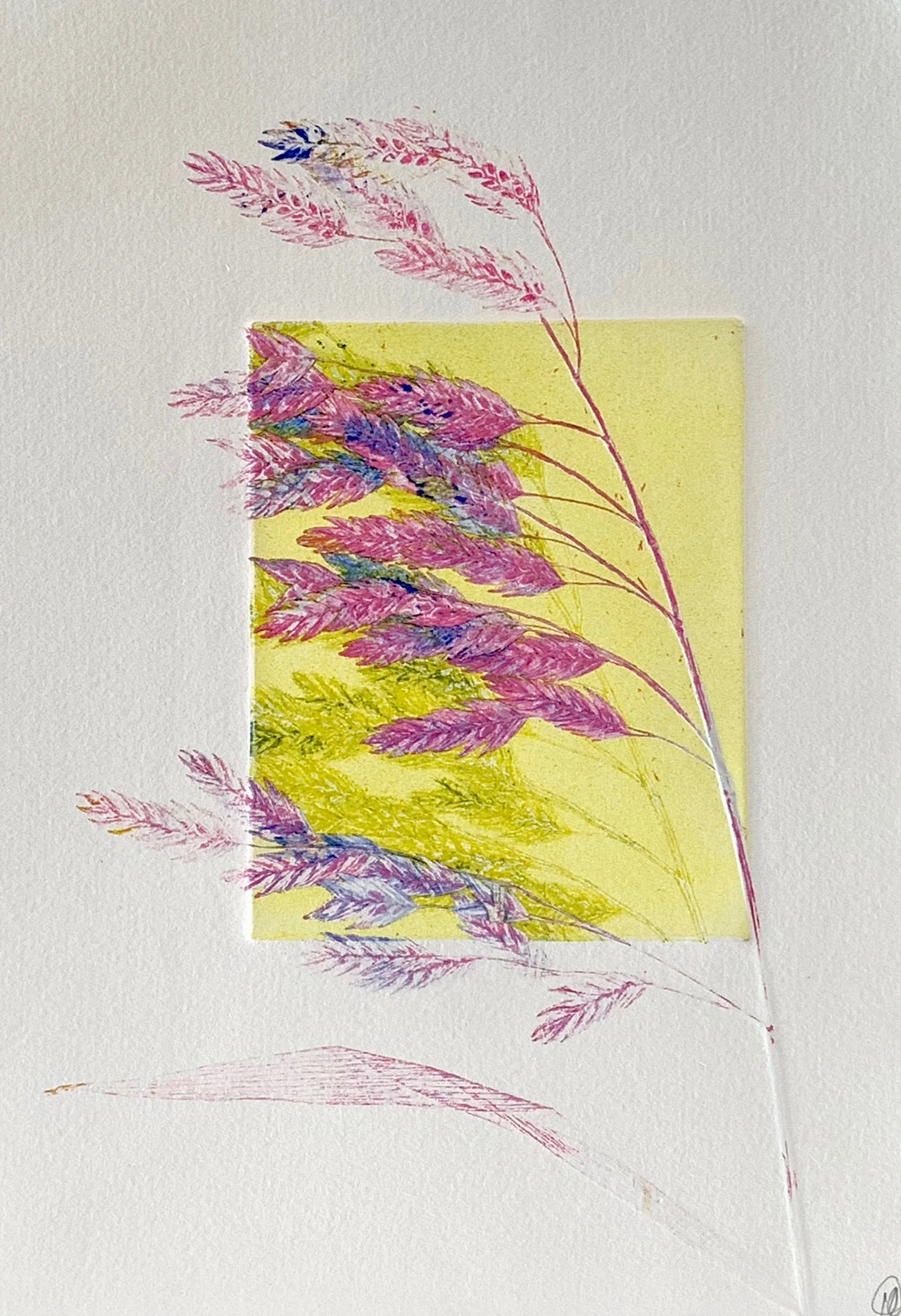Oats with tannin and color letterpress monotype at Washington Printers Gallery