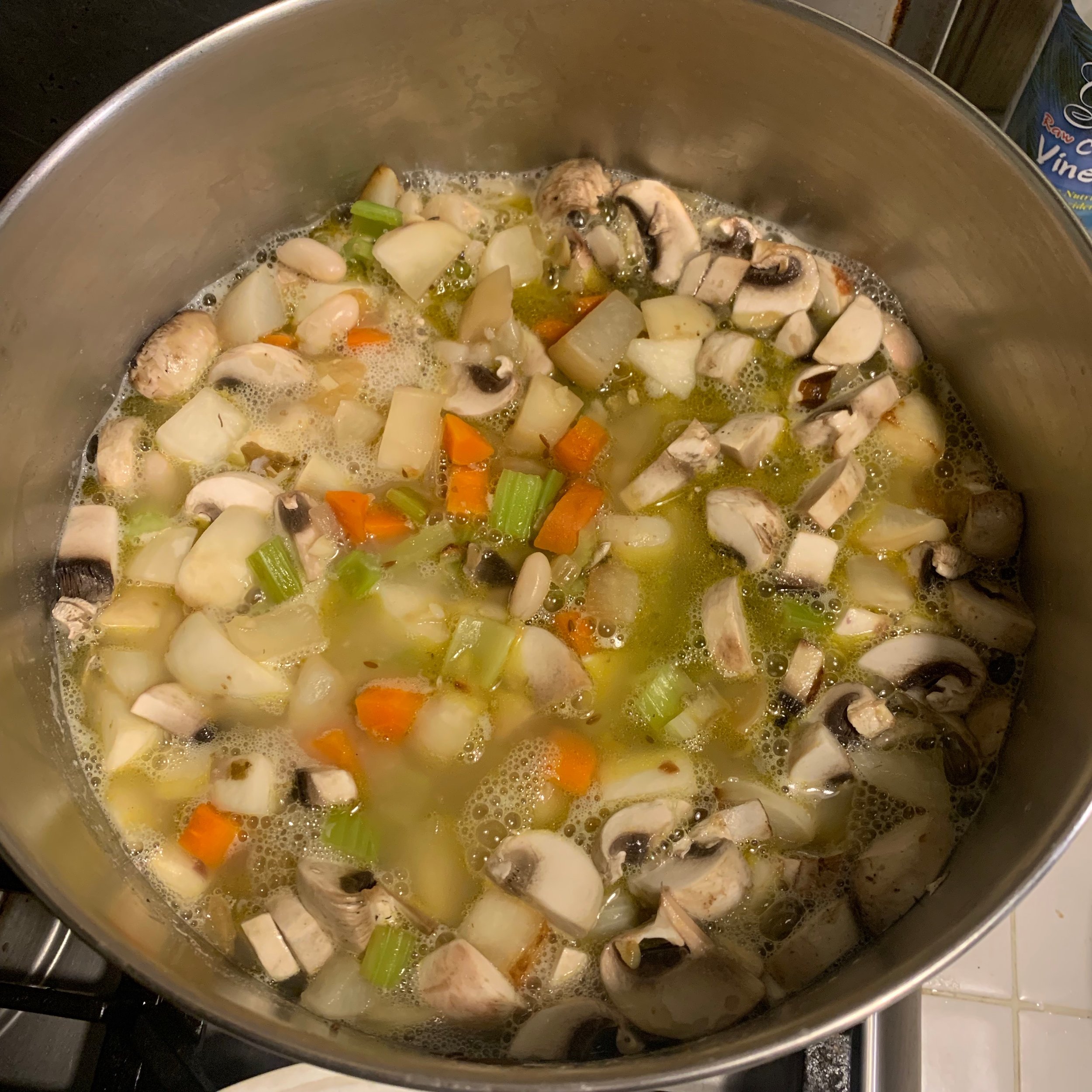 high simmer or low boil in total for about 45 minutes or until the beans are soft