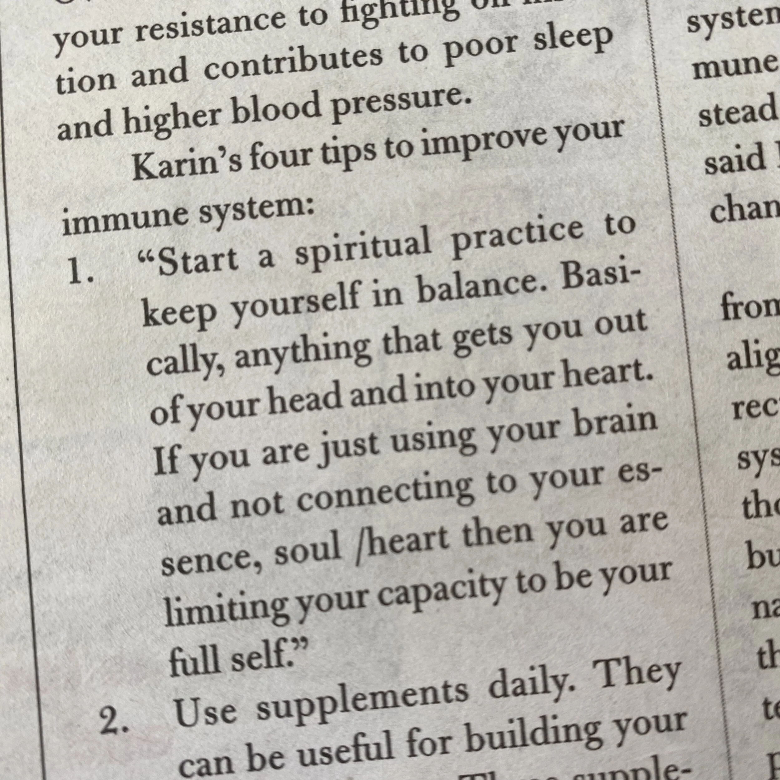 Hill Rag Interview on creating your own Immune System