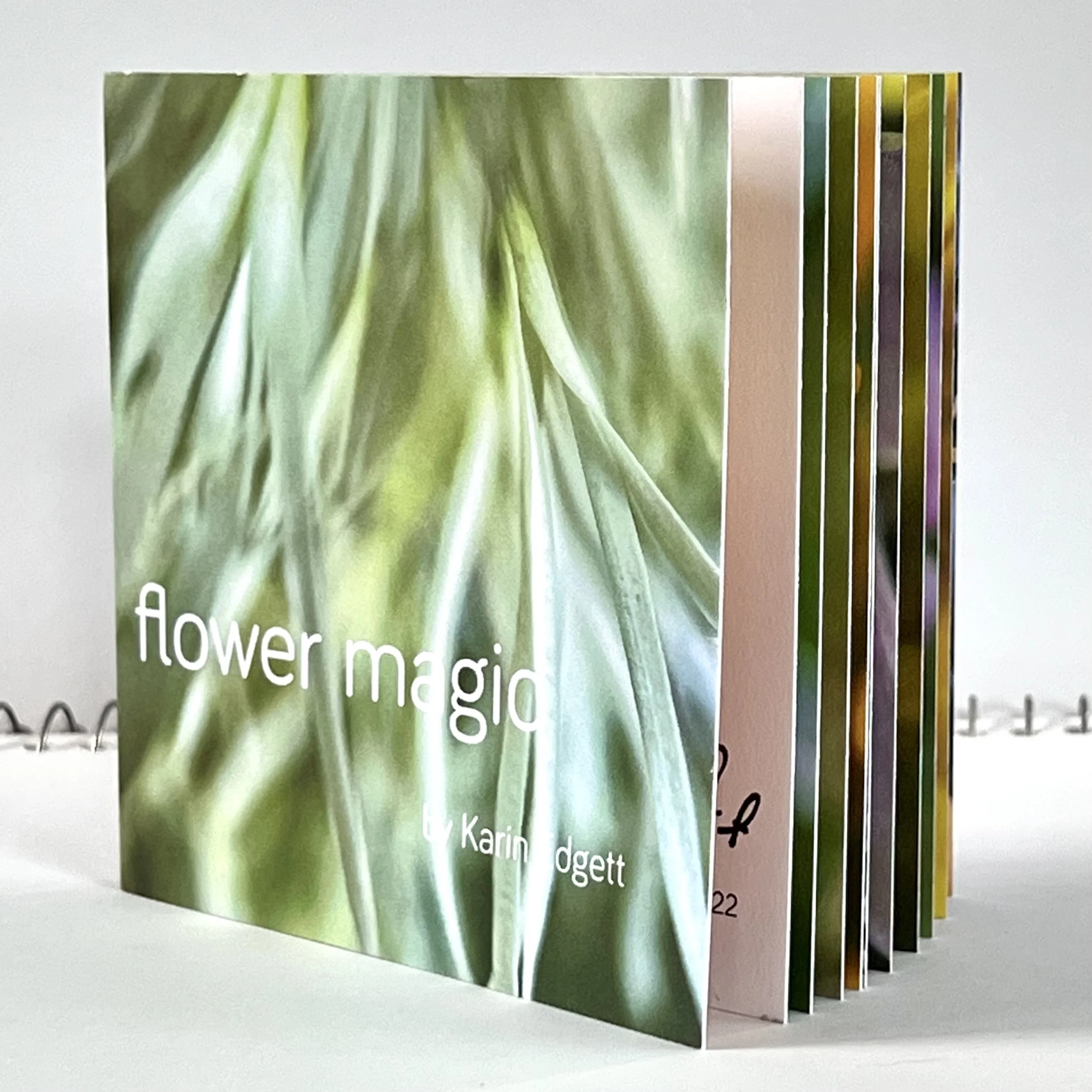 flower magic ~ new mini inspirational flower book by Karin Edgett