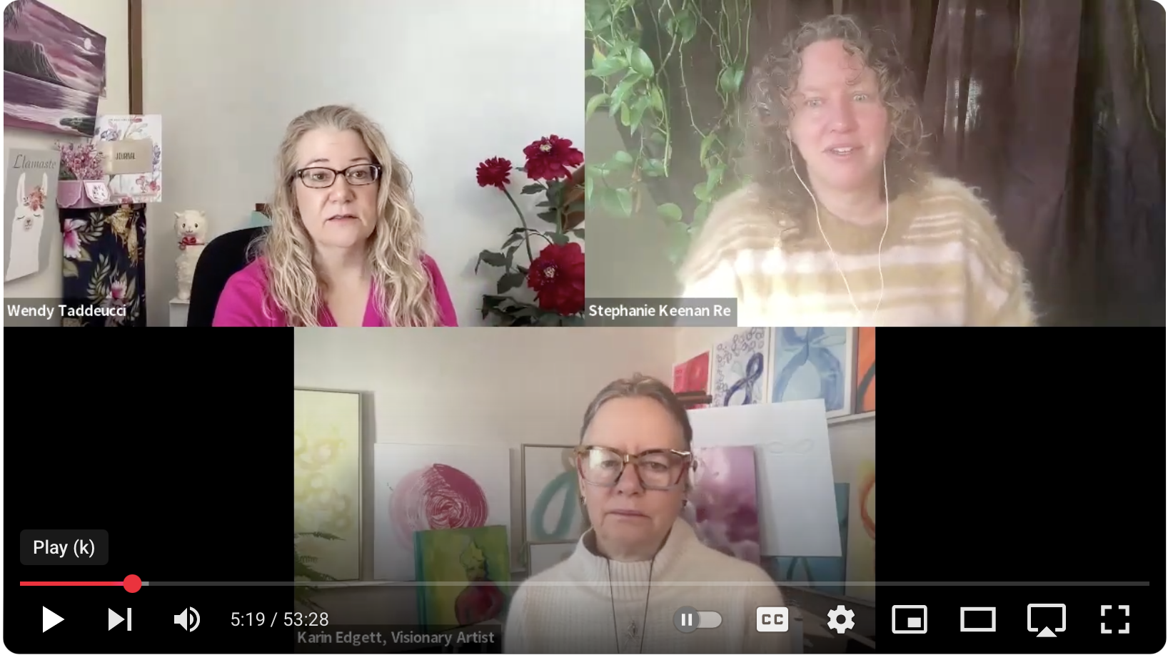 Smiling Souls Ep. 34 - Art, Intuition & Healing: Exploring the Metaphysical with Karin Edgett