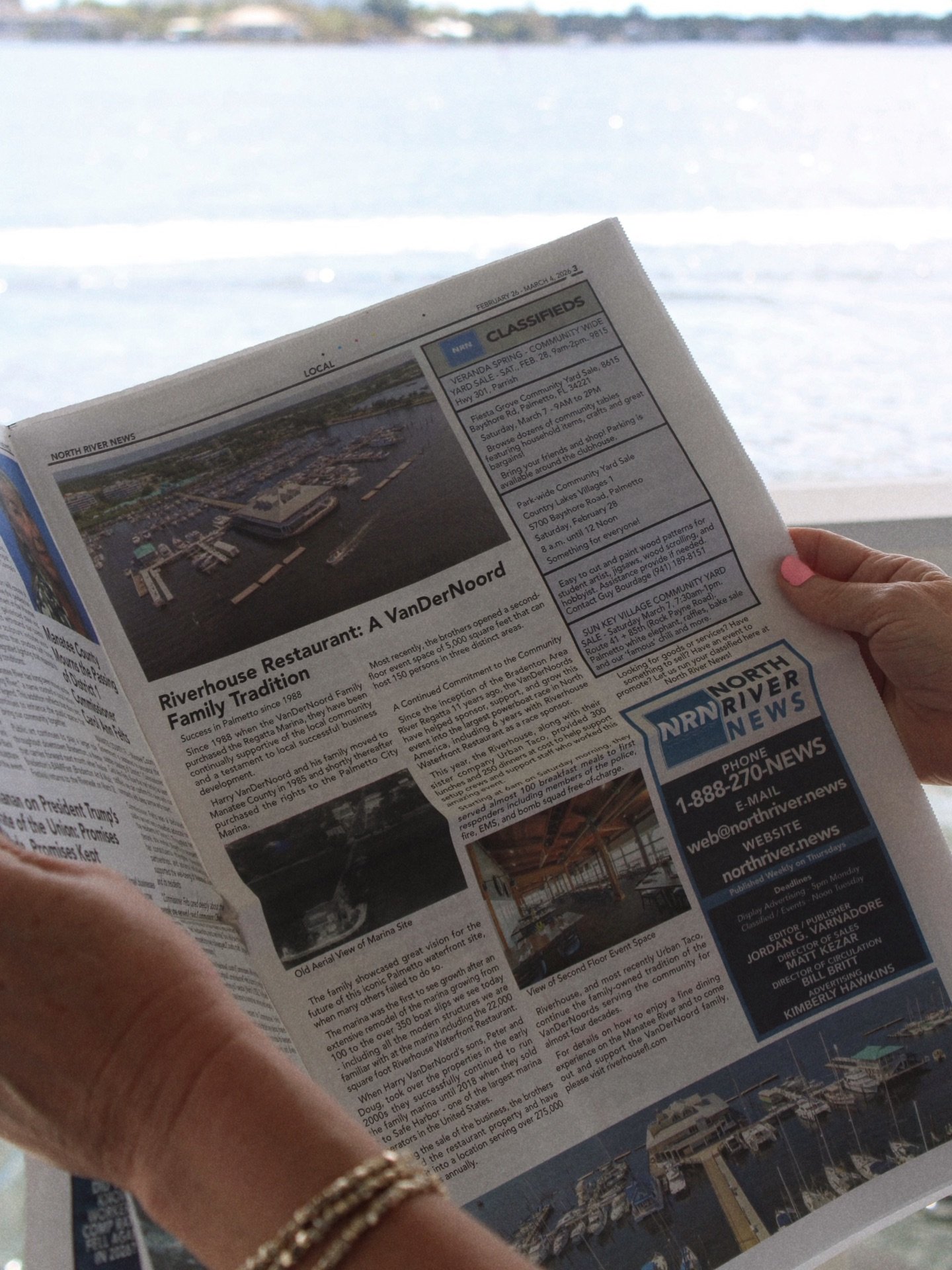 Did you see us in the North River News? 🗞️📰 Don&rsquo;t  forget to peep the back for your Riverhouse coupon! 🍤