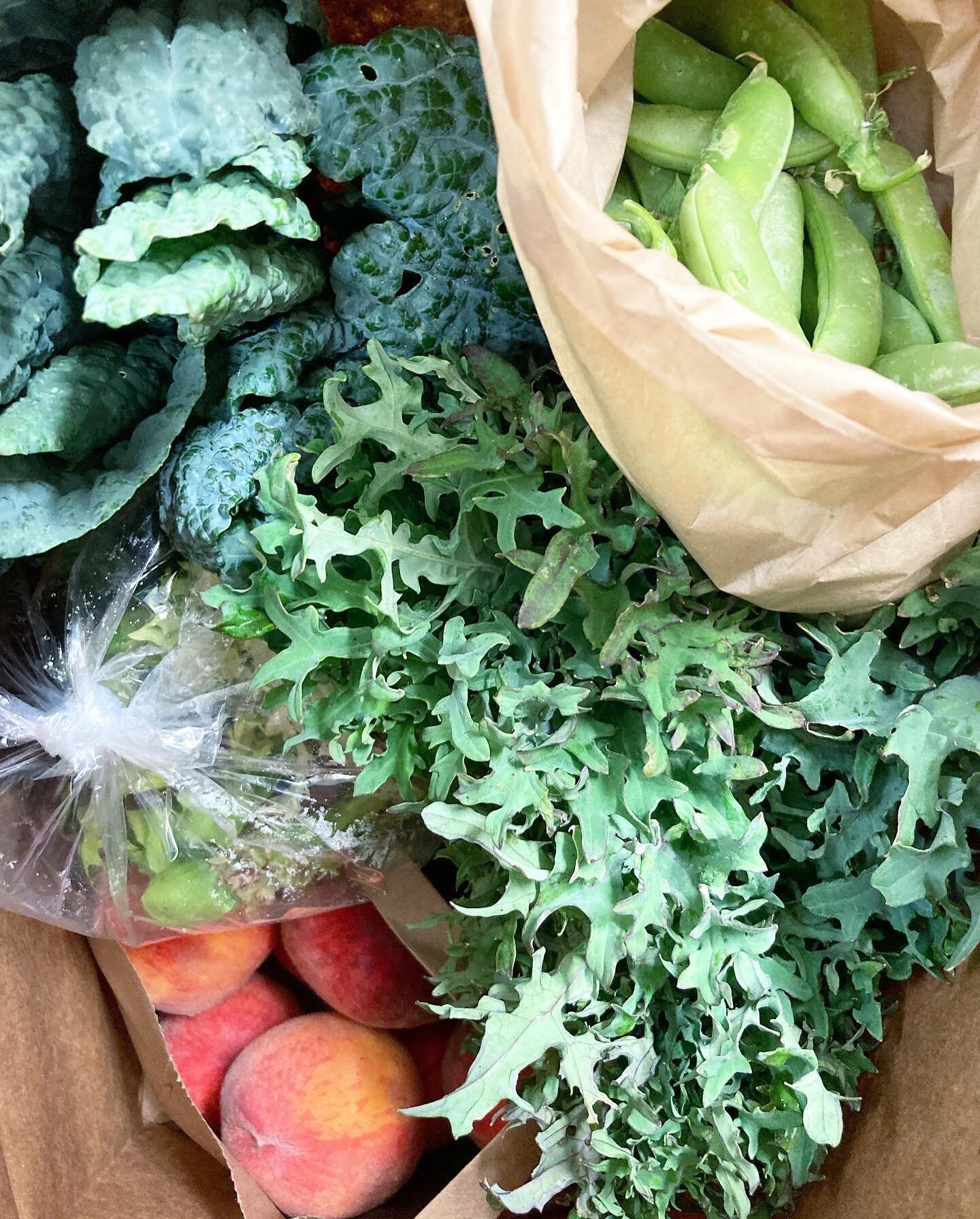 Beautiful bags &amp; boxes of #methowgrown produce, meat, milk &amp; eggs sent out this afternoon! Summer bounty is officially in full swing ✨🍑🍒🥬🥩✨
..
#methowgrown #eatlocal #winthropwa #twispwa #foodhubs 
..
@nettlegrovefarm , @groovyveggiefarm 