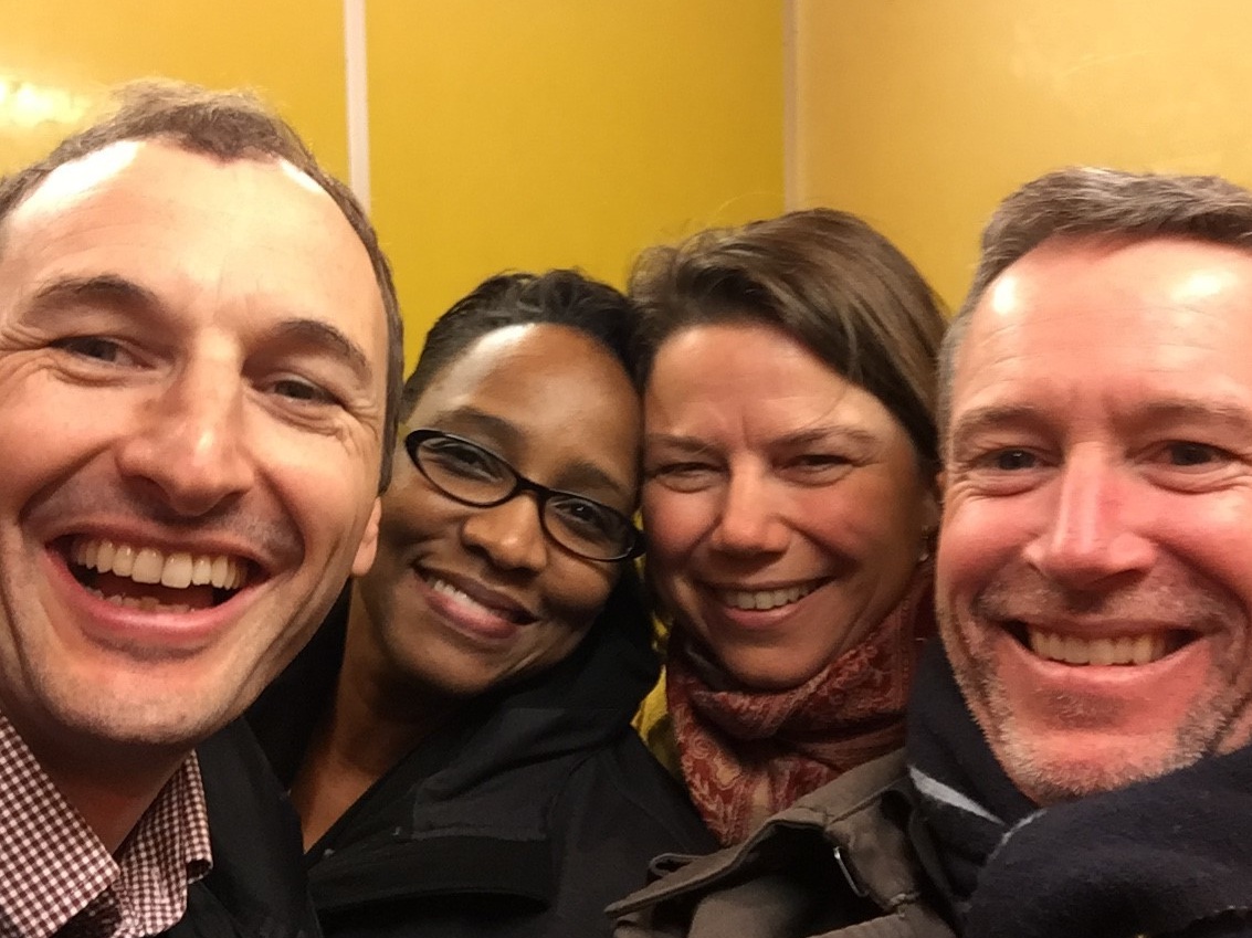Proud member of the INSA committée; Glenn Melvin, Carolyn Gentle-Genitty, Malin Gren Landell & David Heyne
