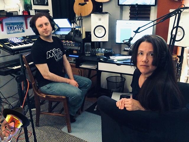 Find my face! Extra special new secret famous with the bad ass @msandirae + @jefflitman &mdash;-we talk Andi Rae&rsquo;s new record and how to track a record at home with someone you love! Click the link (in bio!) ❤️💣❤️