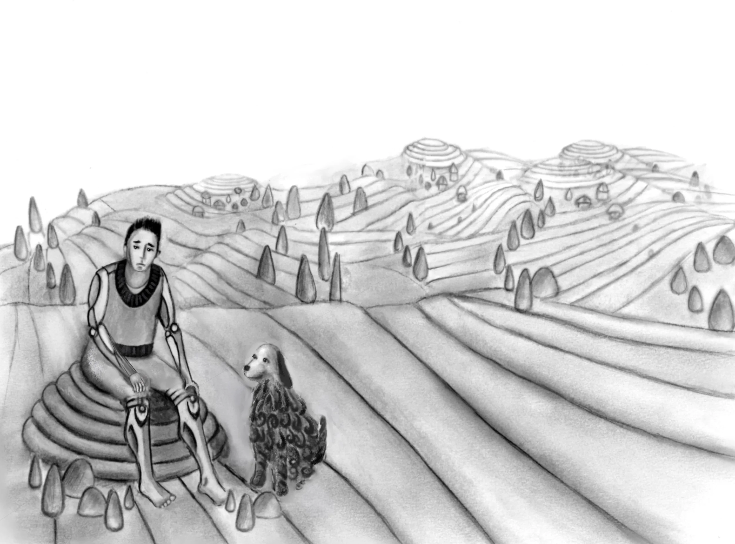 Zugg and his dog Magna