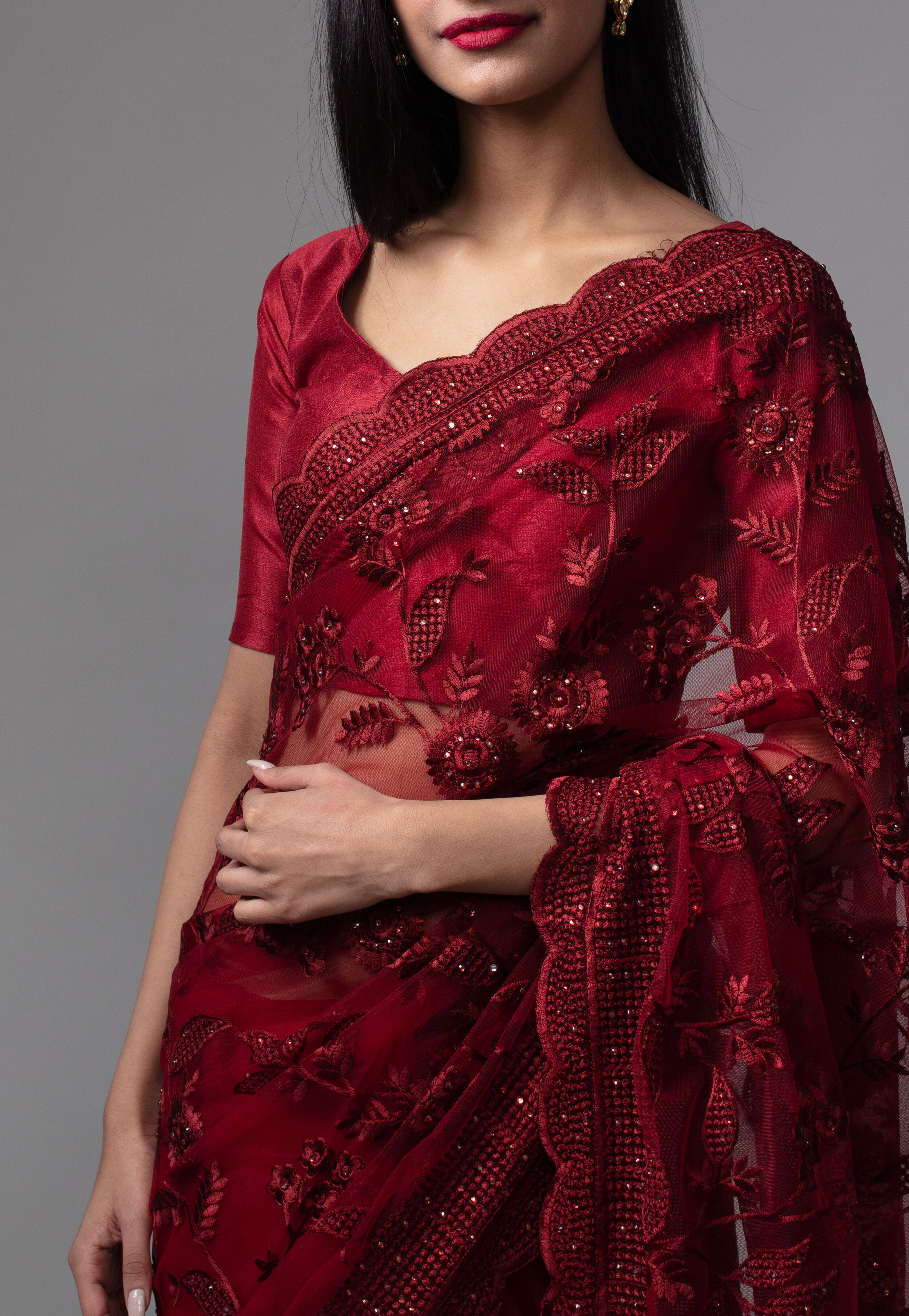 New Design Lace Saree New Dinner Wear Indian Modern Saree |  centenariocat.upeu.edu.pe