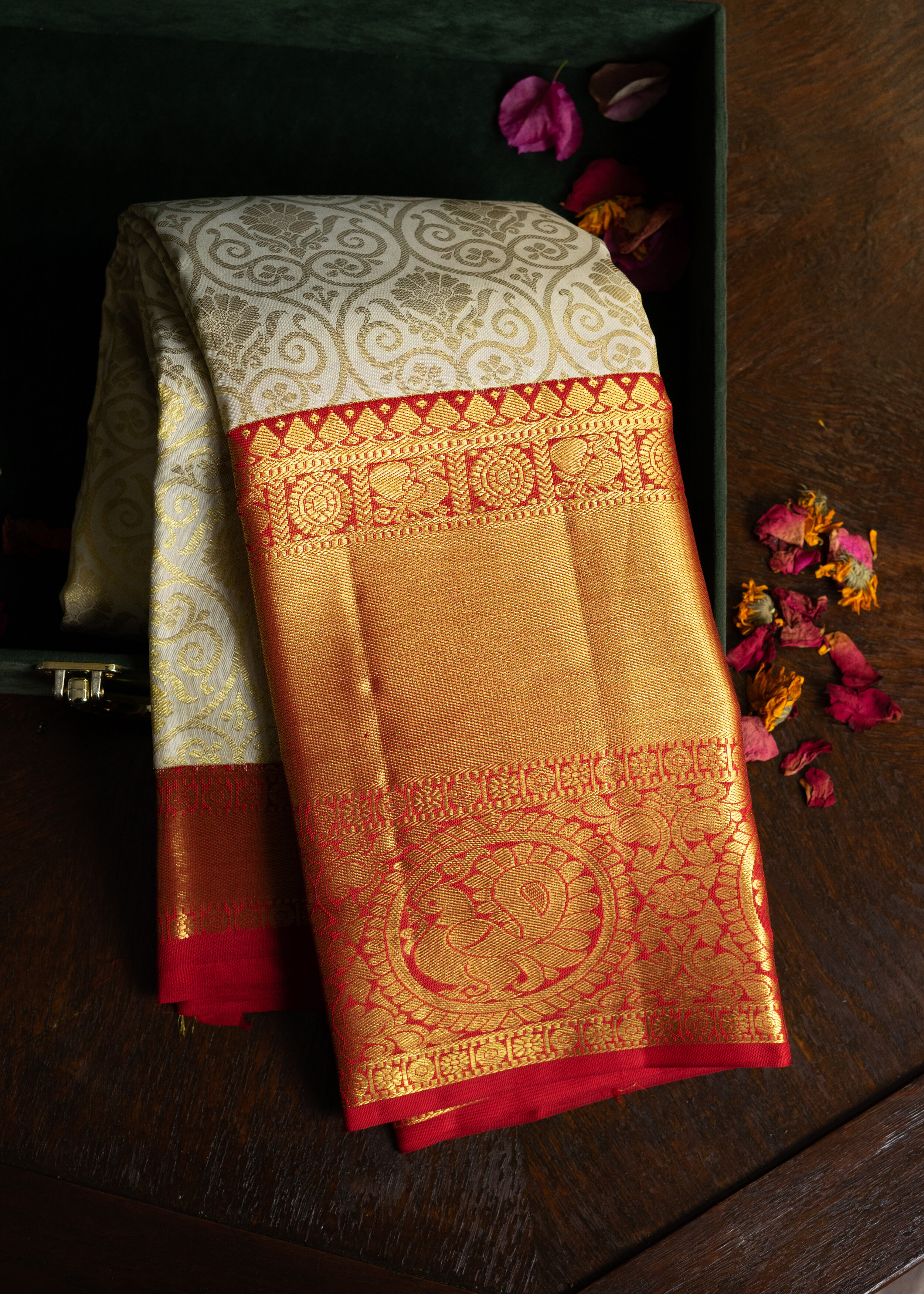 Exclusive Pure tassar silk saree with kalamkari design – Sujatra